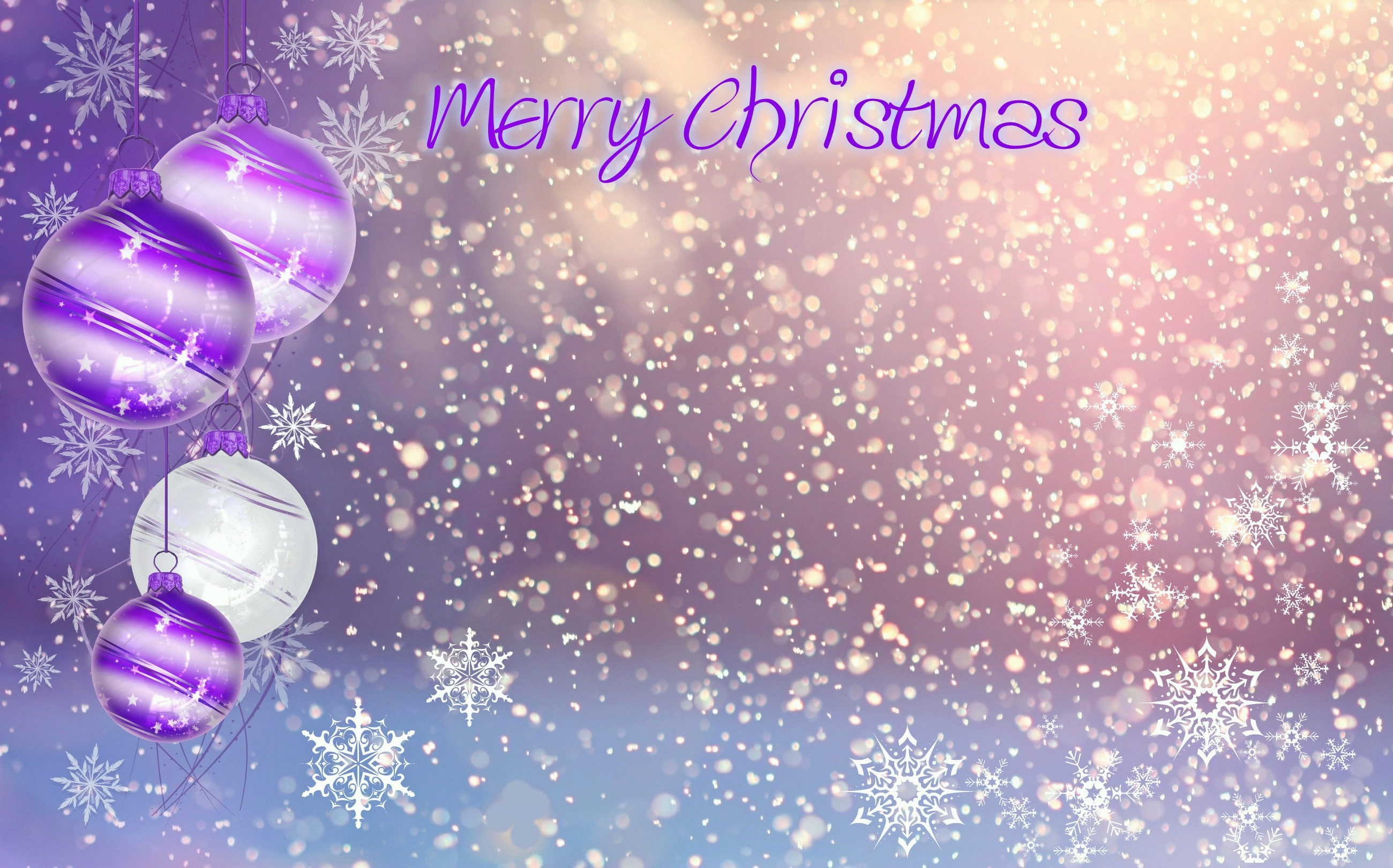 Free Image, texture, purple, snowfall, christmas decoration, balls, greeting card, snowflakes, screenshot, christmas decorations, christmas card, tree decorations, merry christmas, snow crystals, christbaumkugeln, computer wallpaper, liquid bubble