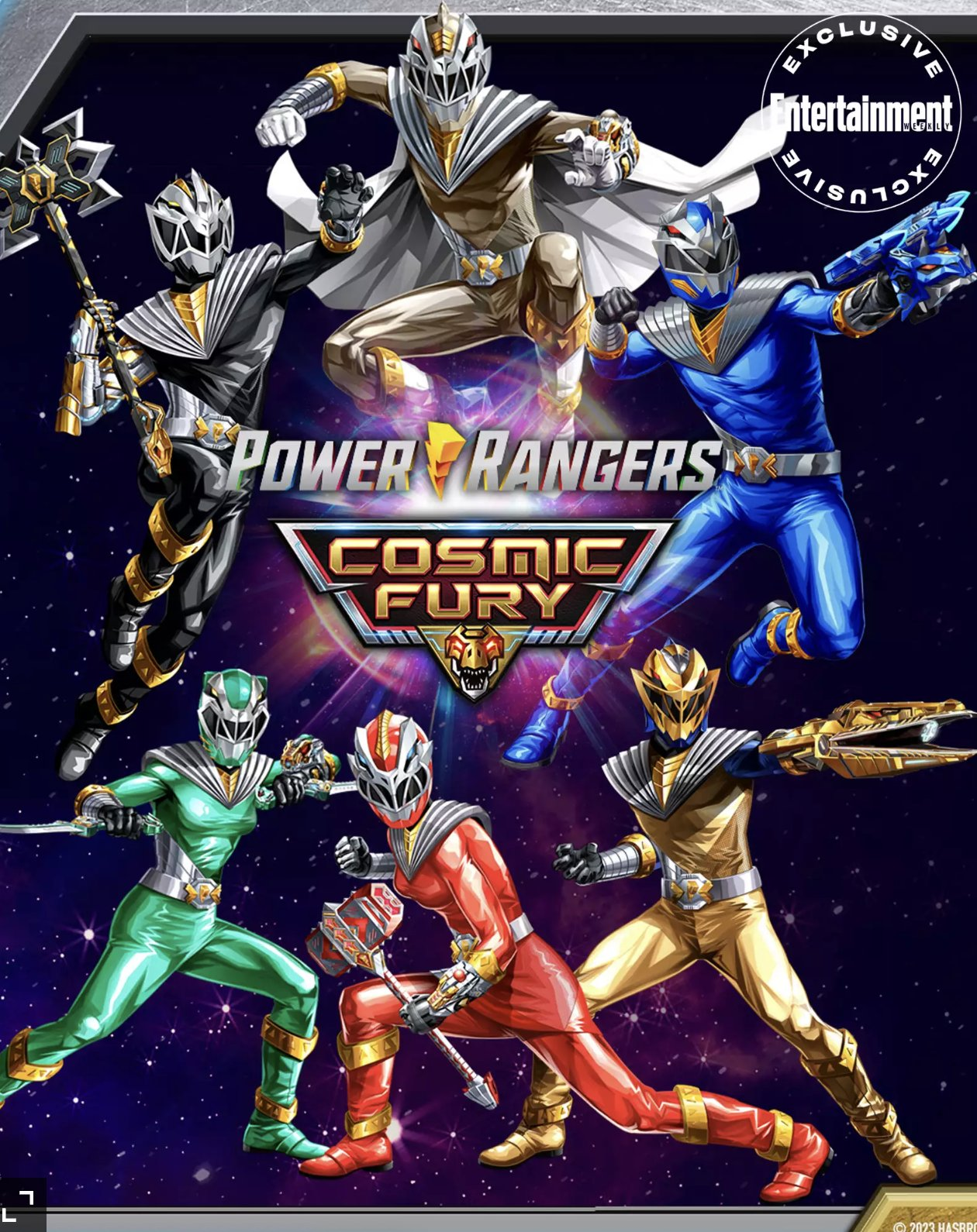 Power Rangers Cosmic Fury Full Team Suit Reveals!