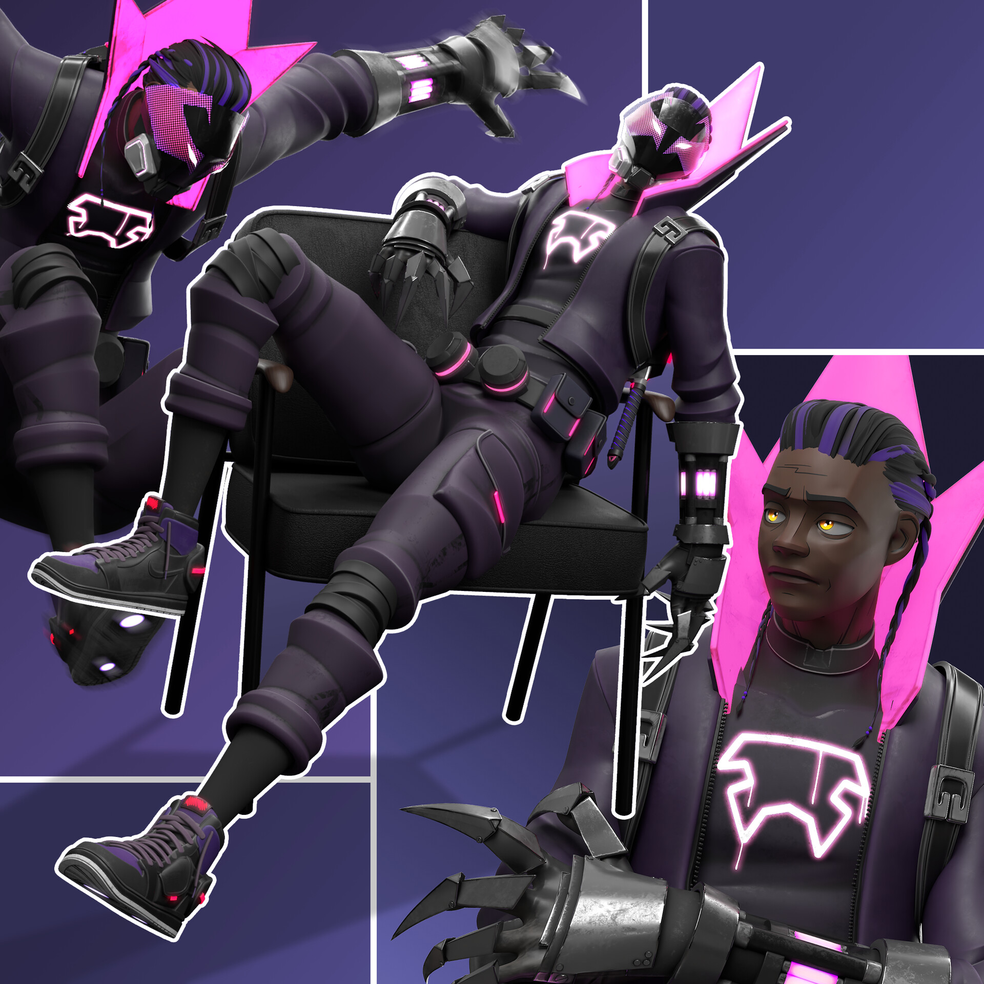 Stylized Miles Morales The Prowler (Earth 42)