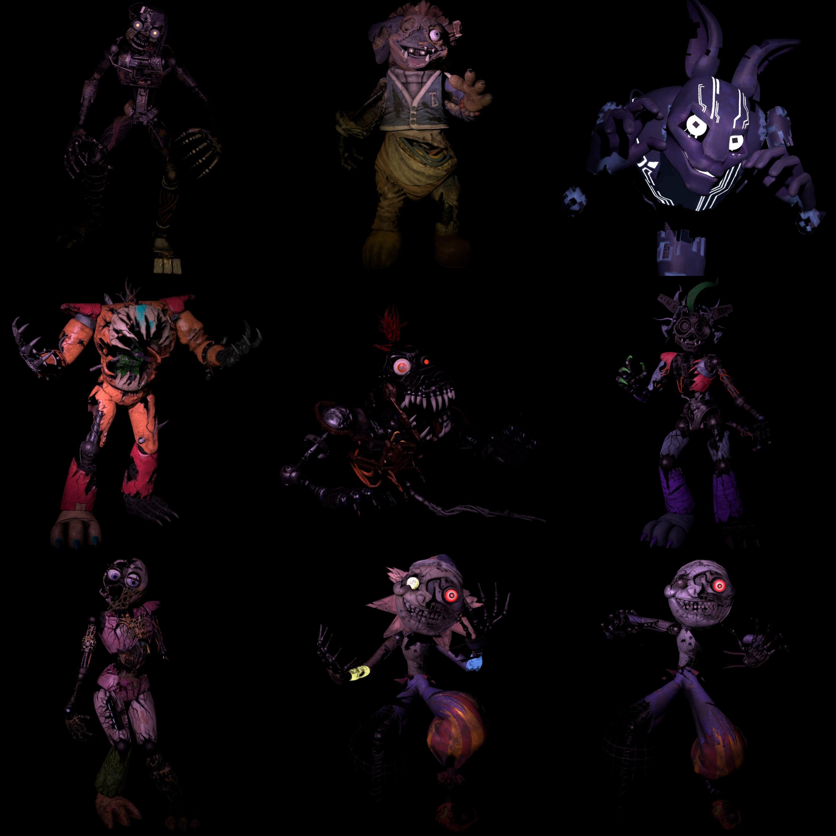 Can we talk about how good the FNAF Ruin designs are? There's not a one that I would say This design is bad