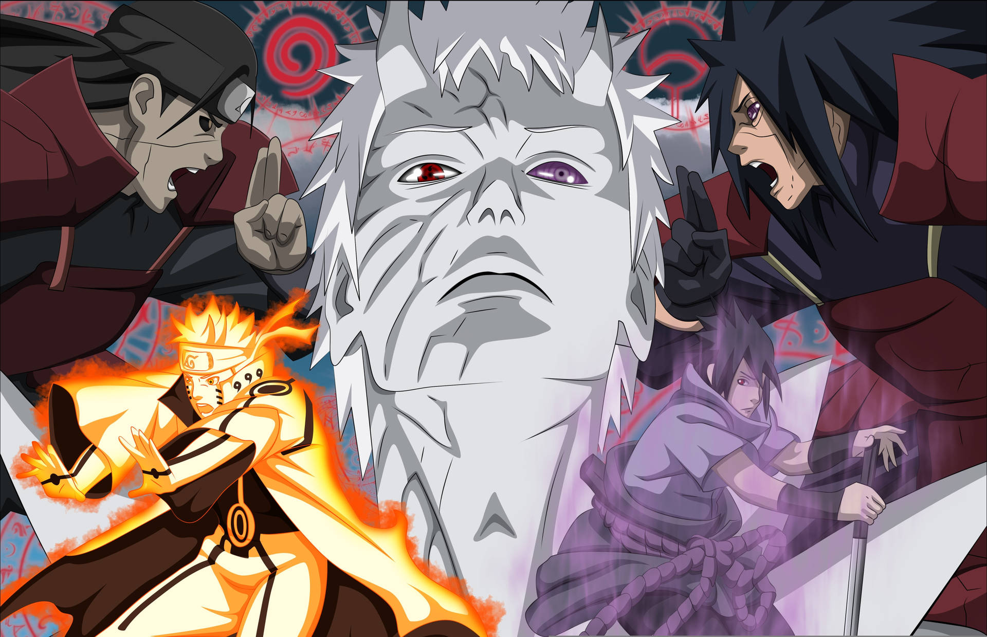 Download Naruto 4K Obito And Uchiha Wallpaper