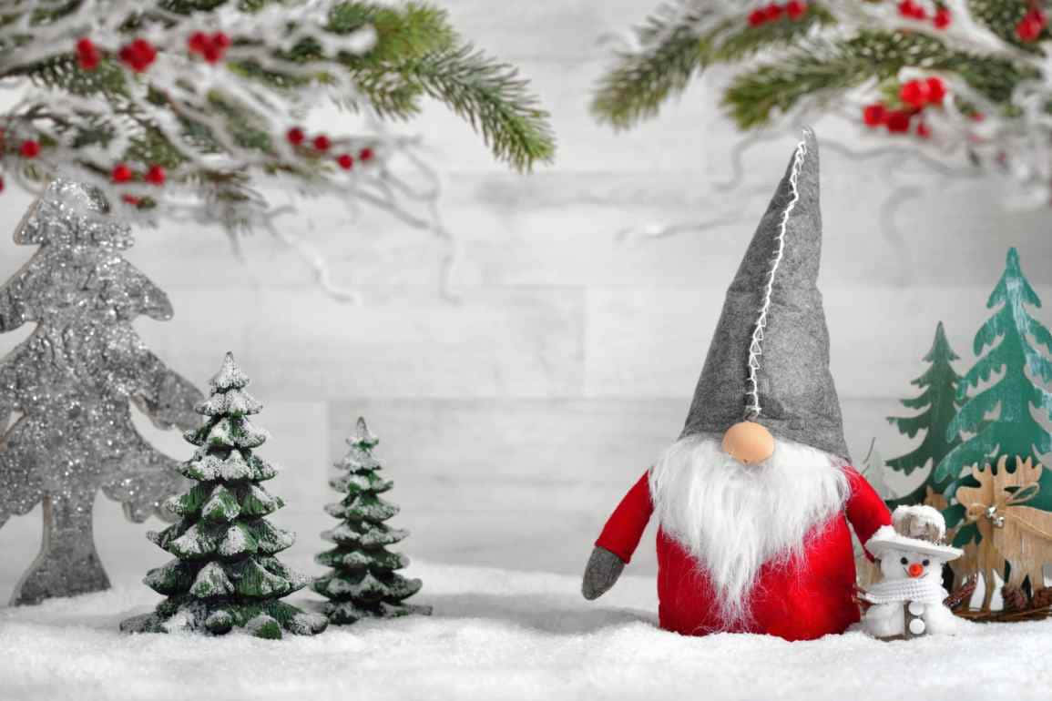 Download Get Ready For Christmas With a Traditional Gnome Wallpaper