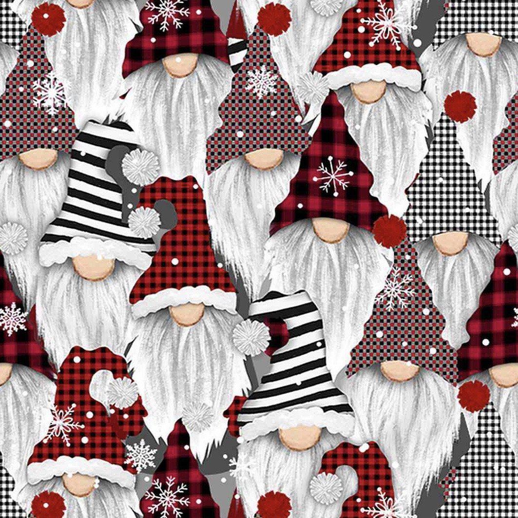 Gnome for the Holidays Christmas Fabric Treasures. My Favorite Quilt Store