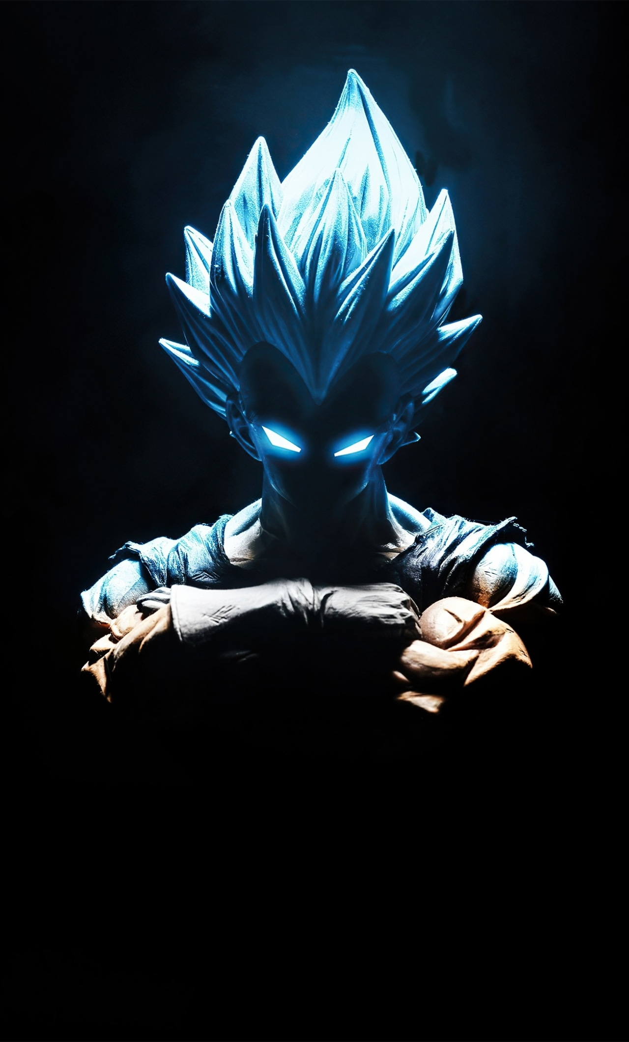 Download wallpaper 1280x2120 vegeta, blue power, artwork, iphone 6 plus, 1280x2120 HD background, 25217