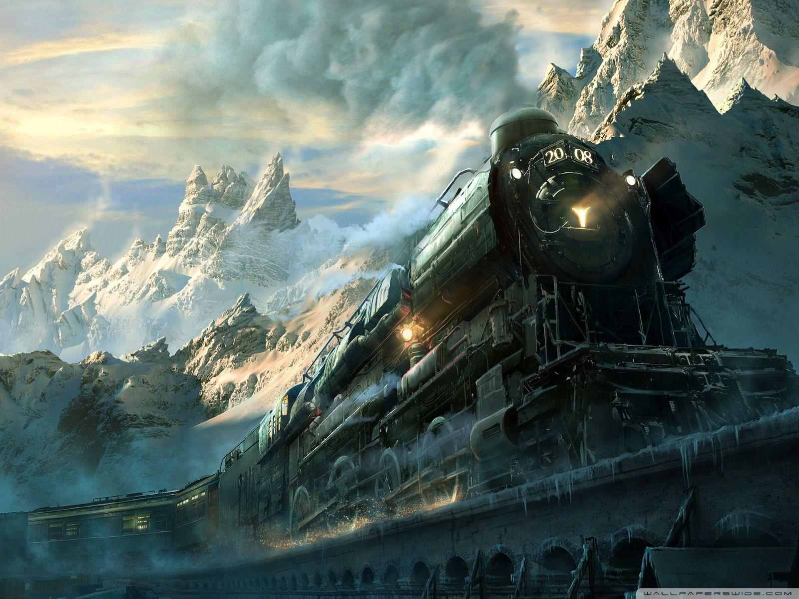 Train Travel Fantasy ❤ 4K HD Desktop Wallpaper for • Wide & Ultra