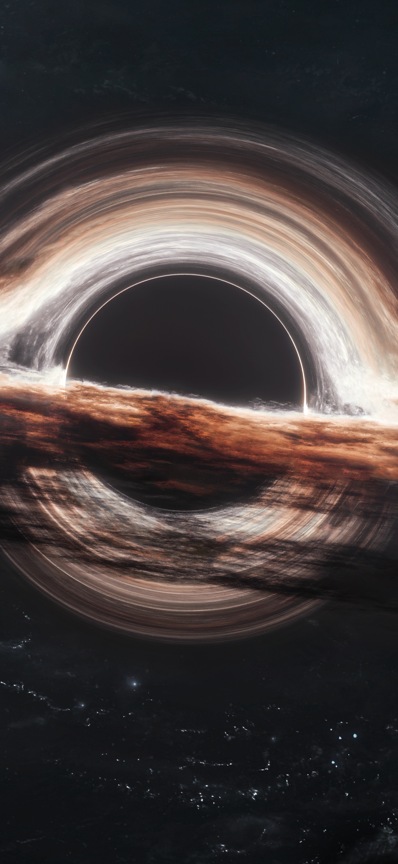 Gargantua black hole Wallpaper 4K, Wormhole, Interstellar, Cosmos