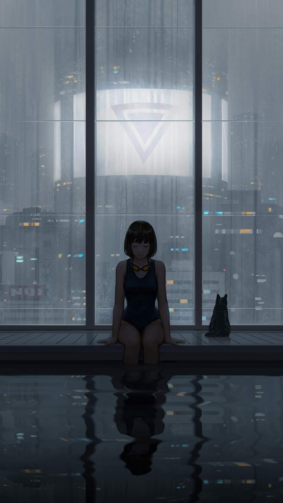 Alone Anime iPhone Wallpaper