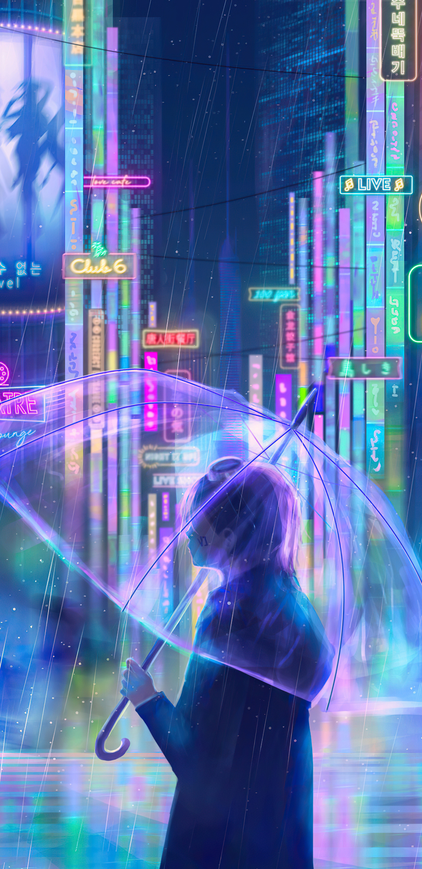 Free download Glowing with Neon Mobile Abyss [1440x2960] for your Desktop, Mobile & Tablet. Explore Cyberpunk Anime Wallpaper. Cyberpunk Wallpaper, Cyberpunk Wallpaper, Cyberpunk Background