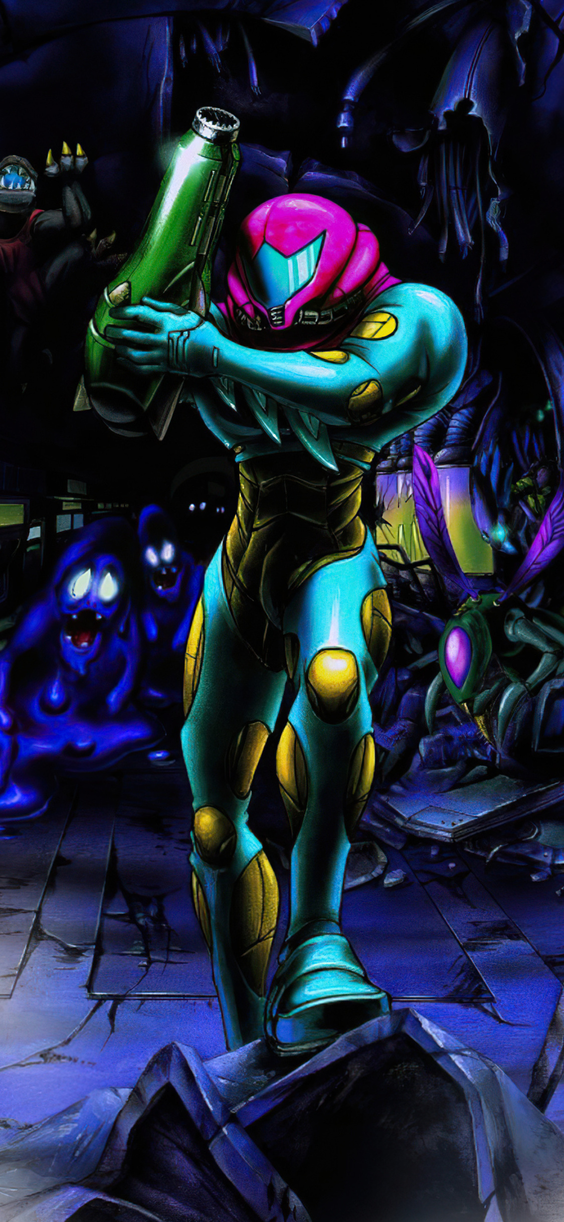 Metroid Samus Aran 4k iPhone XS, iPhone 10, iPhone X HD 4k Wallpaper, Image, Background, Photo and Picture