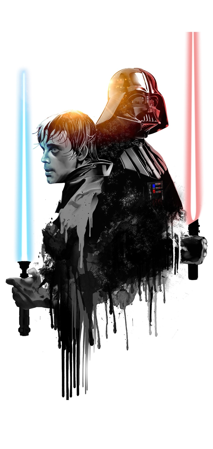 Mobile wallpaper: Star Wars, Sci Fi, Lightsaber, Darth Vader, Luke Skywalker, 1149885 download the picture for free