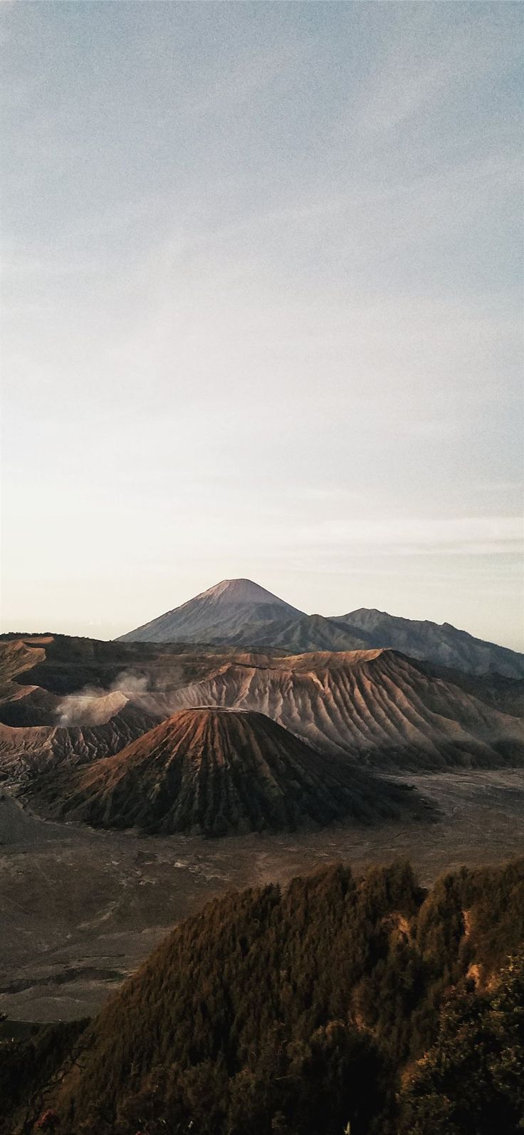 photo of crater and mountain #mountain #grey #nature #volcano #sky #MountBromo #Indonesia. Background phone wallpaper, Volcano wallpaper, Live wallpaper iphone
