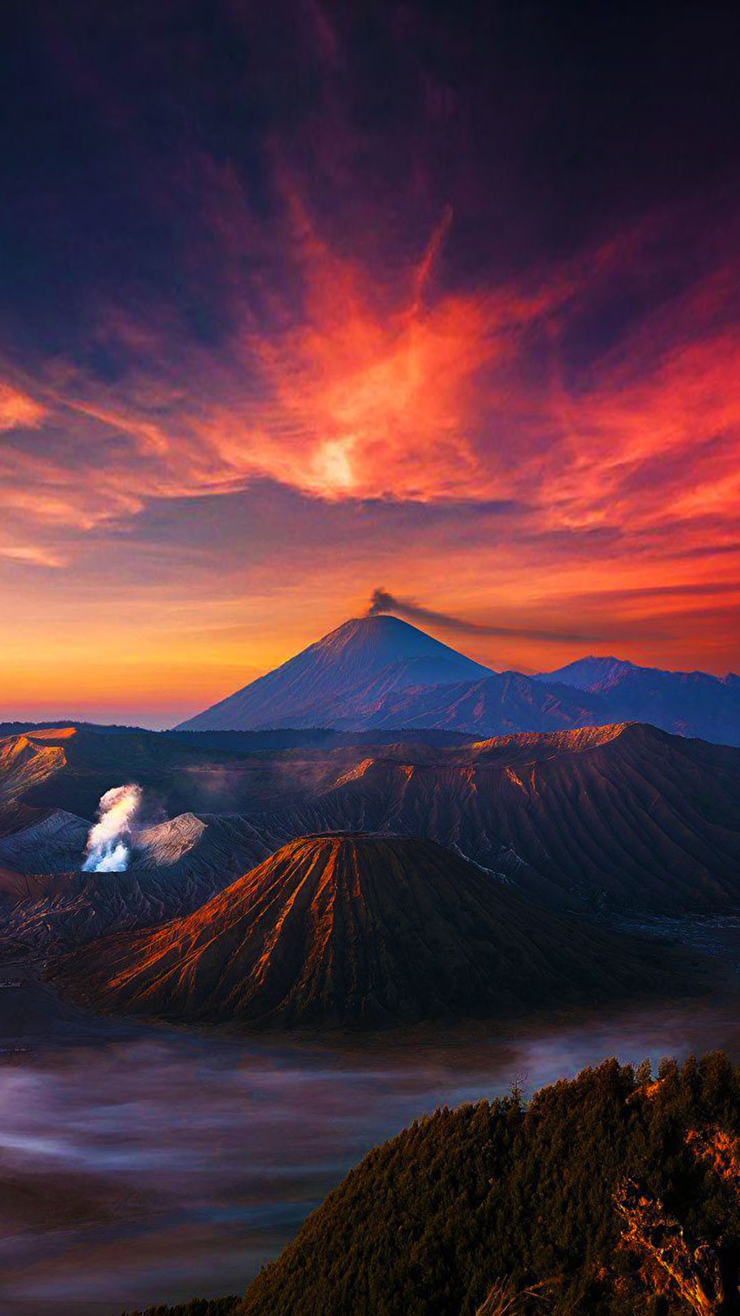 Indonesia Landscape Mobile Phone Wallpaper