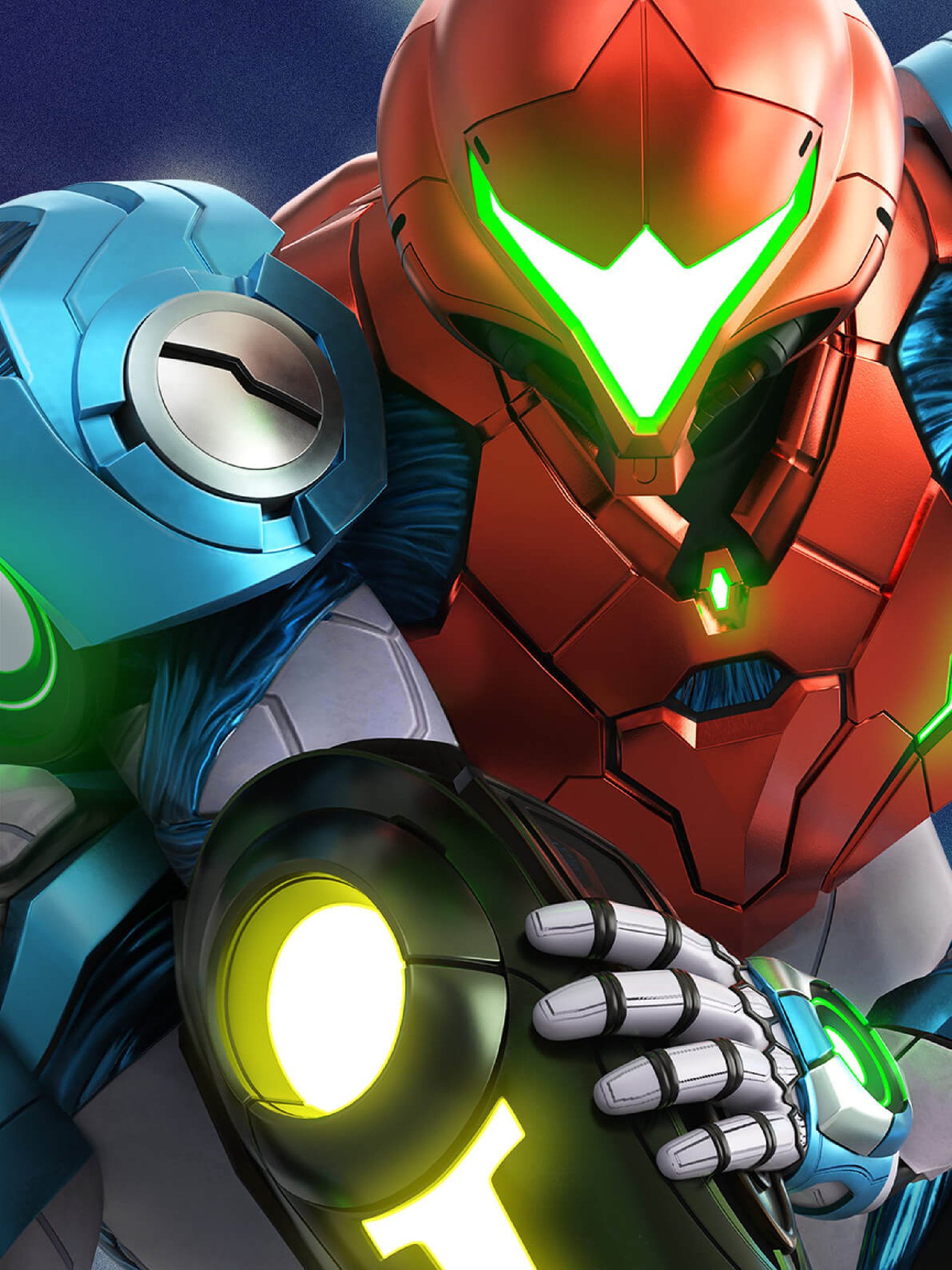 Metroid Dread Samus Wallpaper with Monocle