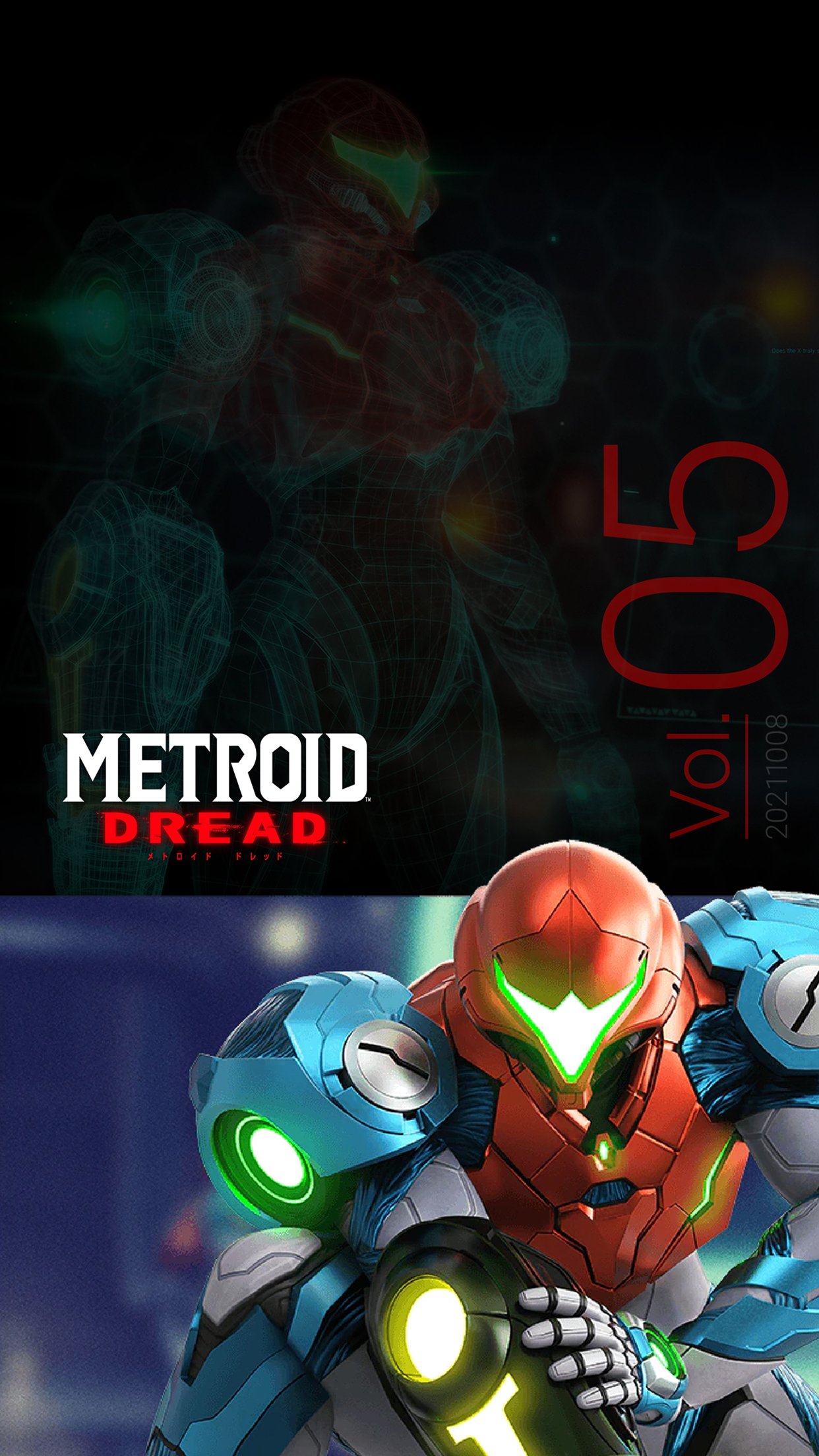 Metroid Dread Metroid 5 Wallpaper with Monocle