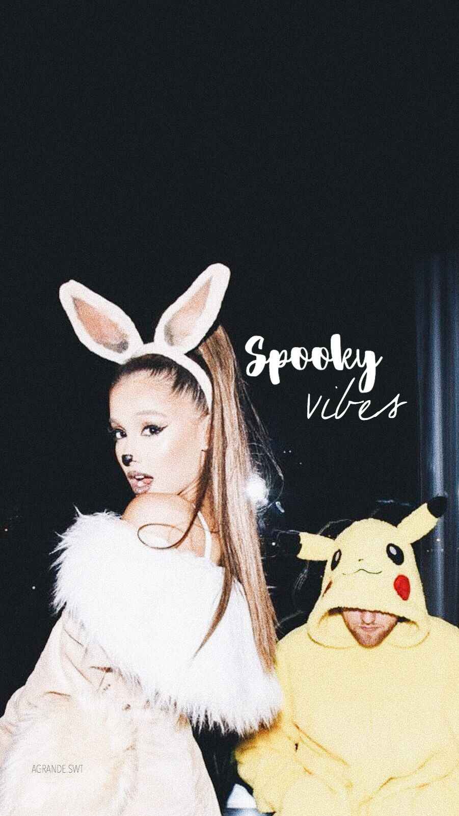 Ariana Grande Halloween iPhone Wallpaper