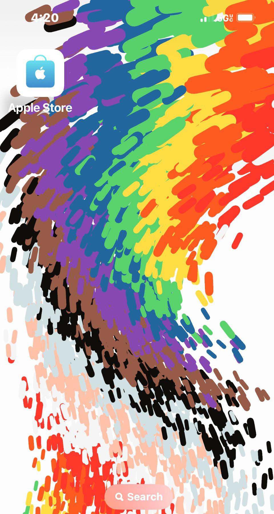 Apple ios Gay Pride Wallpaper