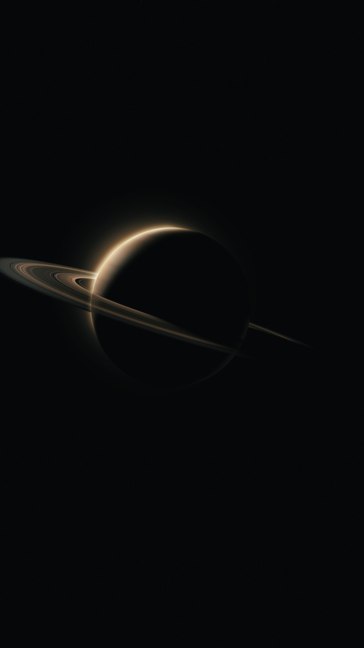 Download wallpaper 750x1334 saturn, planet, dark, iphone 7, iphone 8, 750x1334 HD background, 22244