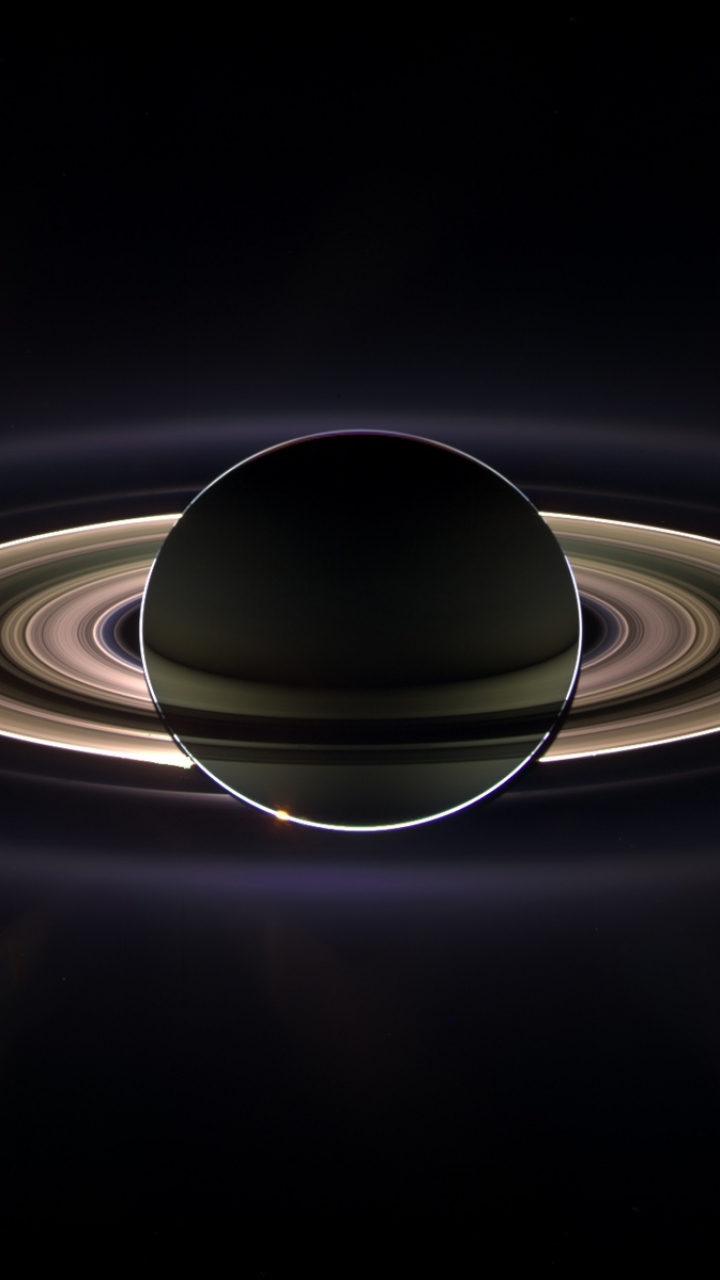 Sci Fi Saturn Phone Wallpaper