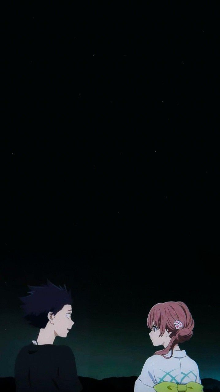 Shoya Ishida x Shoko Nishimiya. Anime scenery wallpaper, Anime image, Aesthetic anime