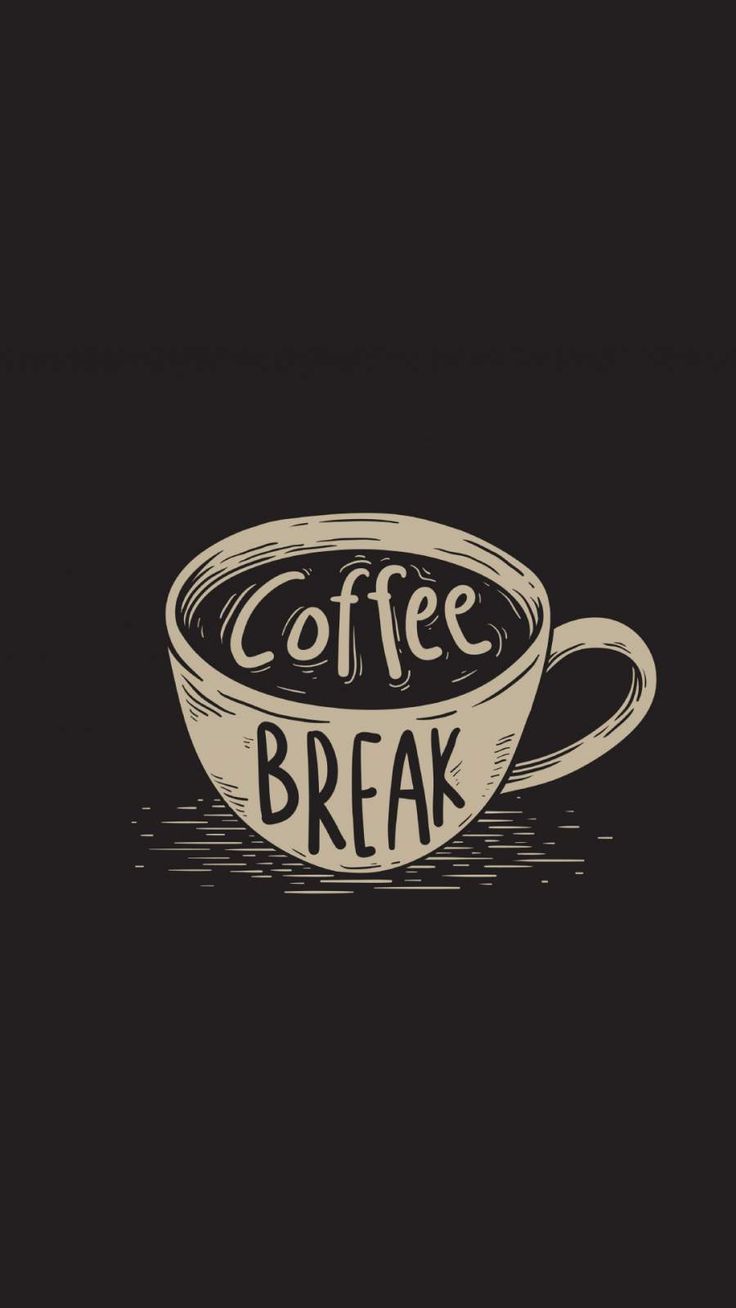Coffee Break iPhone Wallpaper. Coffee wallpaper iphone, iPhone wallpaper, Coffee break