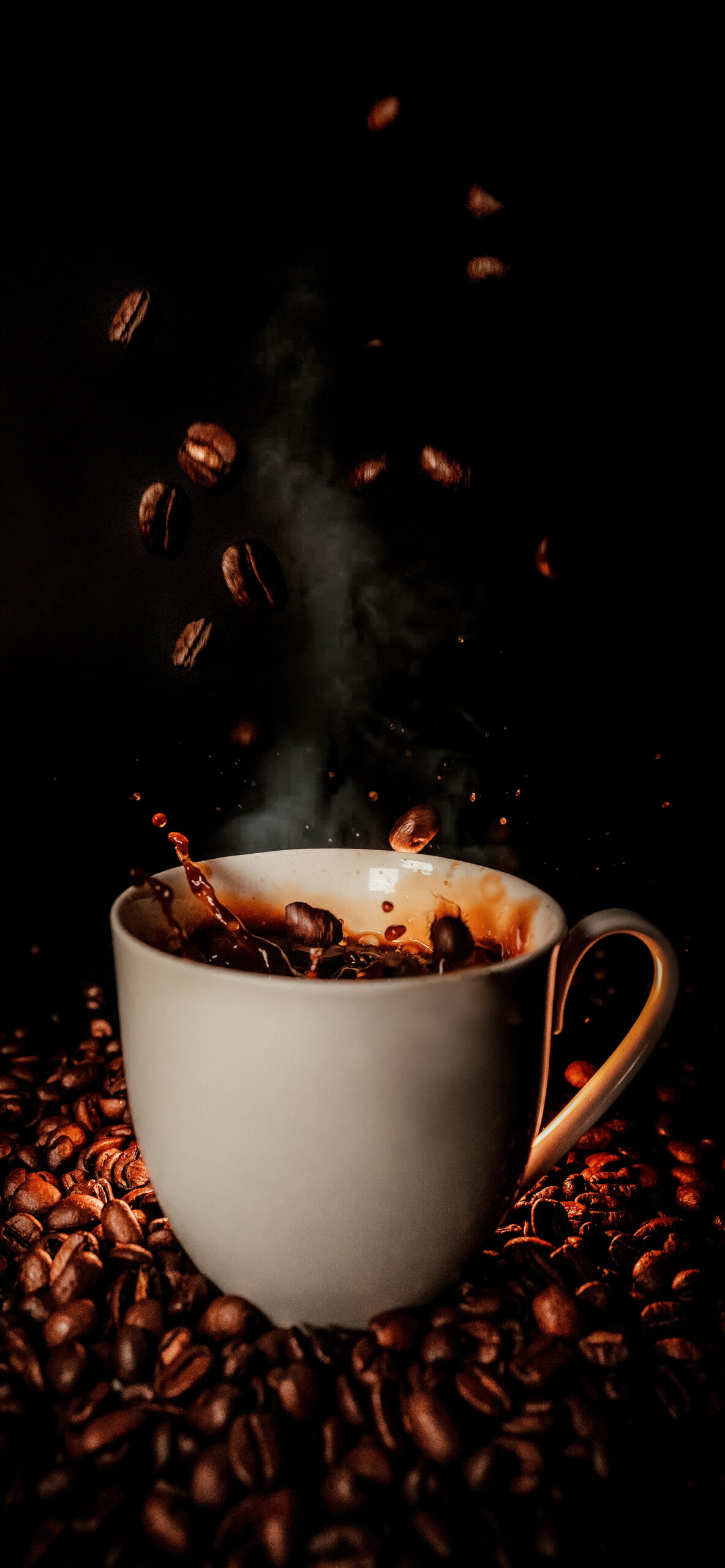 Coffee Wallpaper for iPhone 11, Pro Max, X, 8, 7, 6