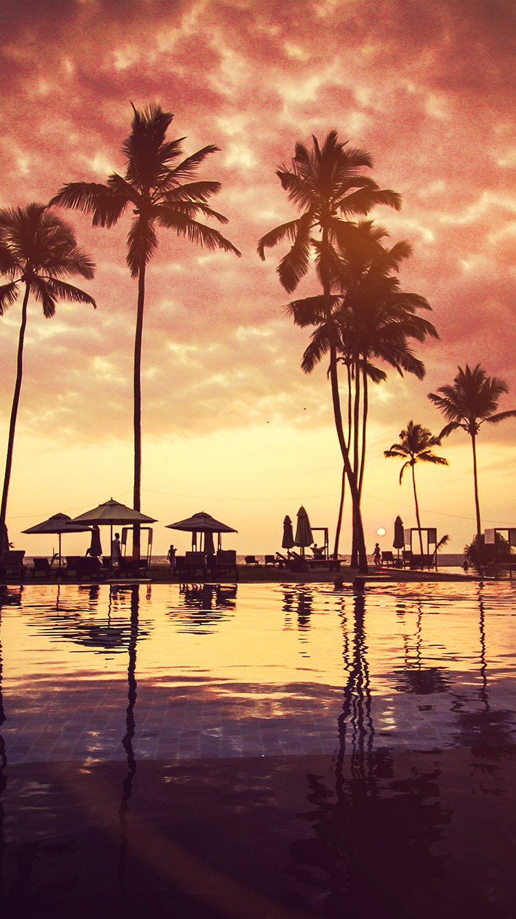 Vacation Sunset Beach Happy Flare