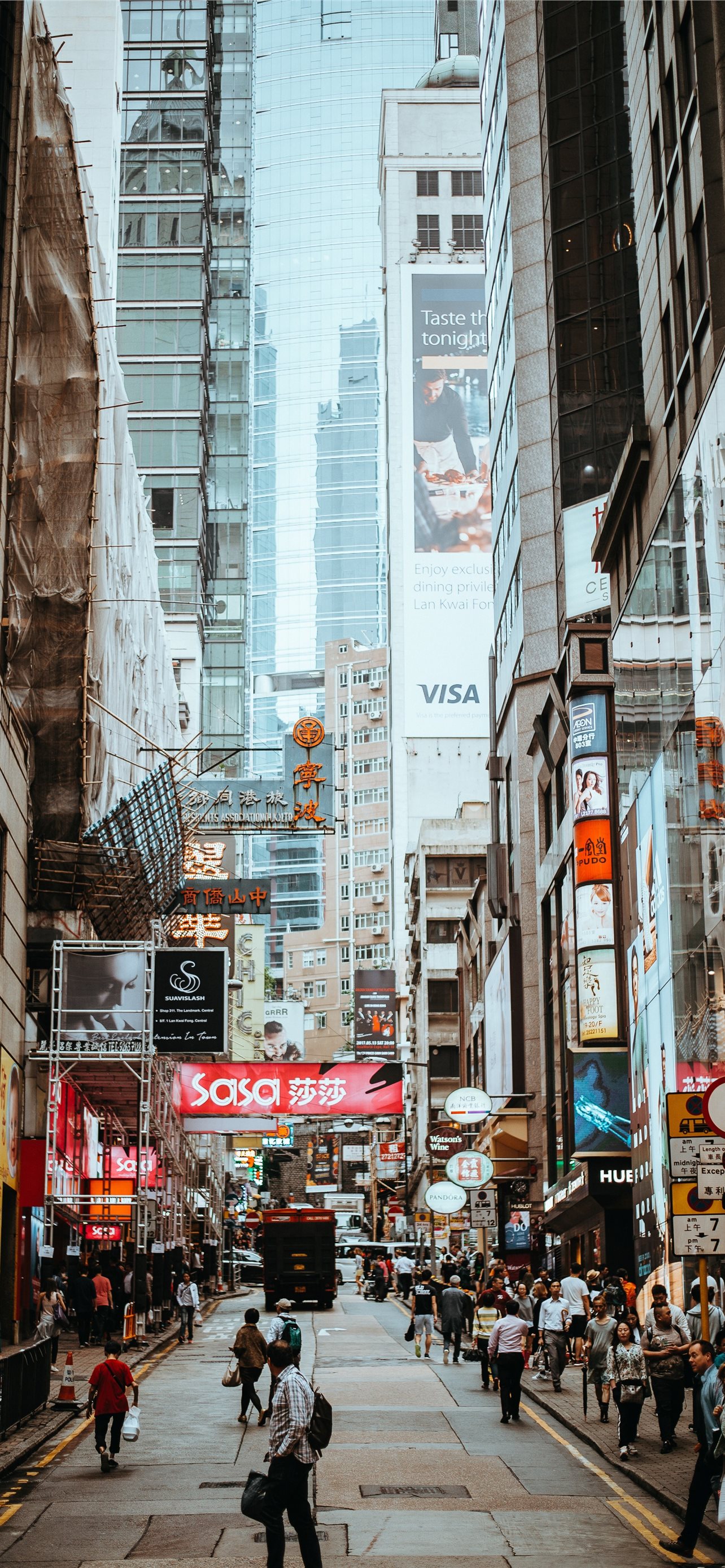 ID 264083 hong kong tones 4k iPhone Wallpaper Free Download