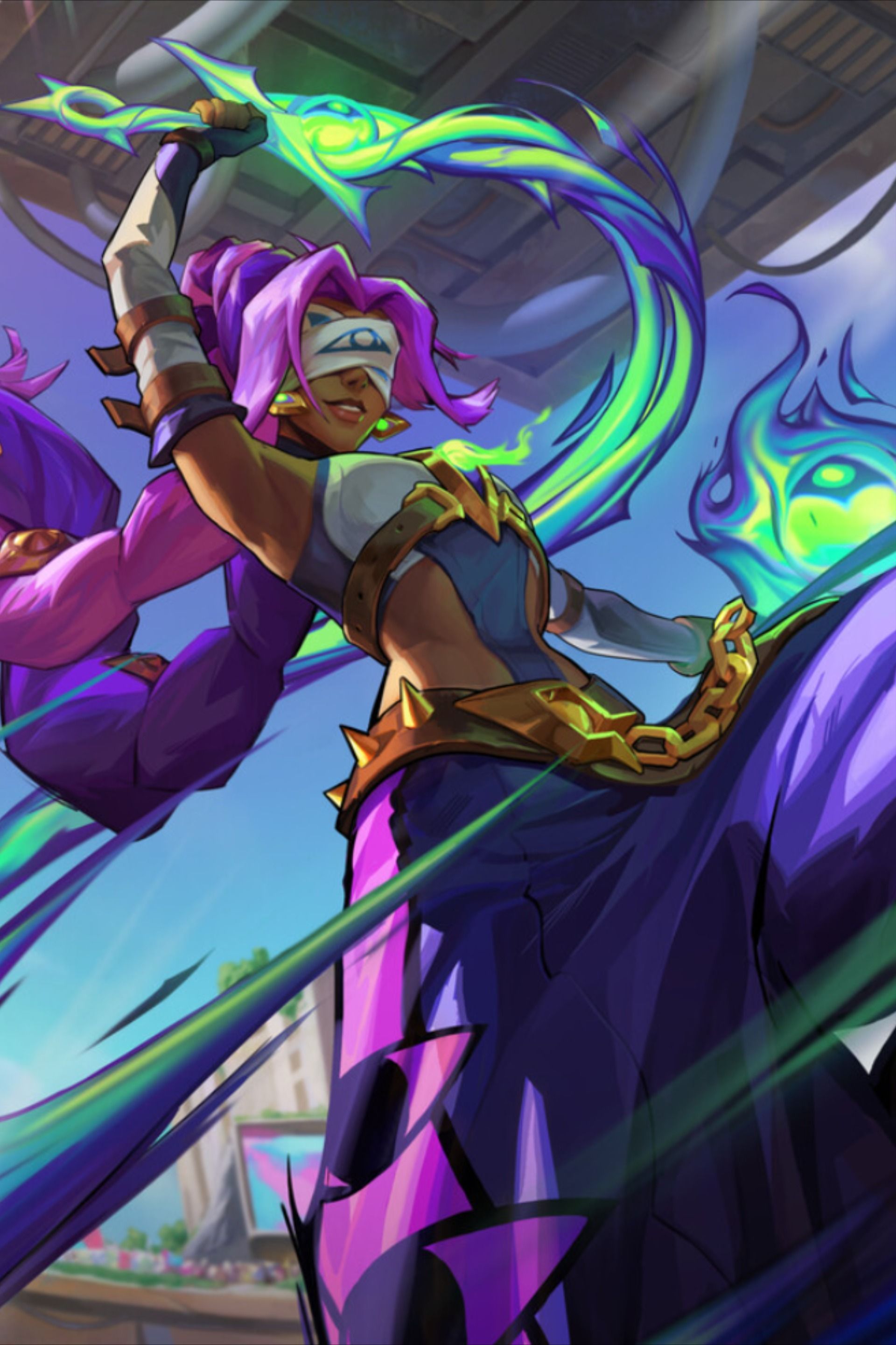 Soul fighter Nilah Legends of Runeterra art. Soul fighter, Lol league of legends, League of legends game