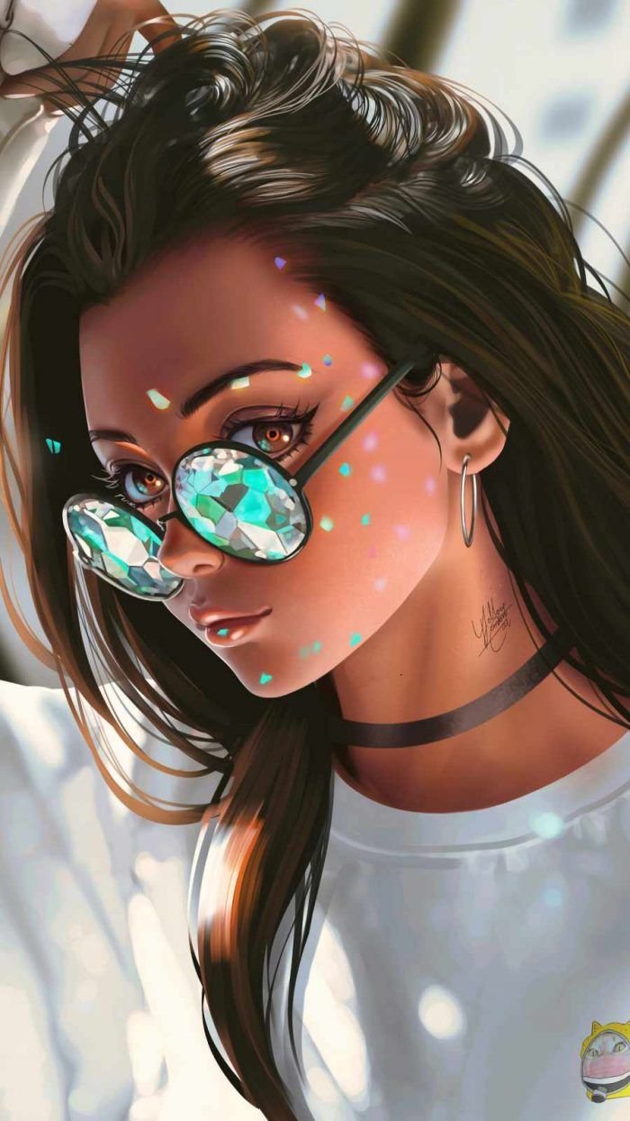 Attitude girl portrait Wallpaper Download