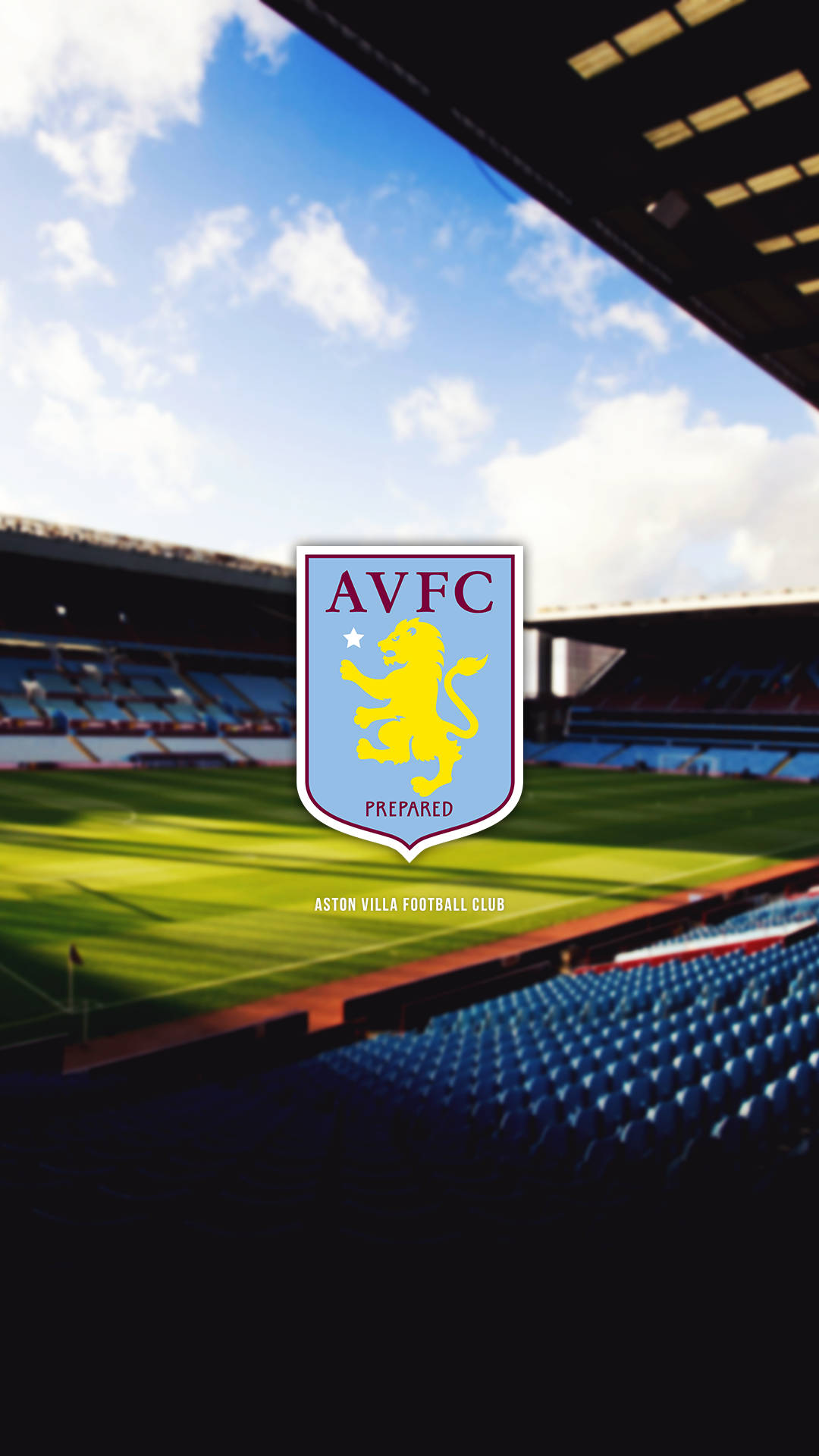 Aston Villa FC Field Phone Wallpaper