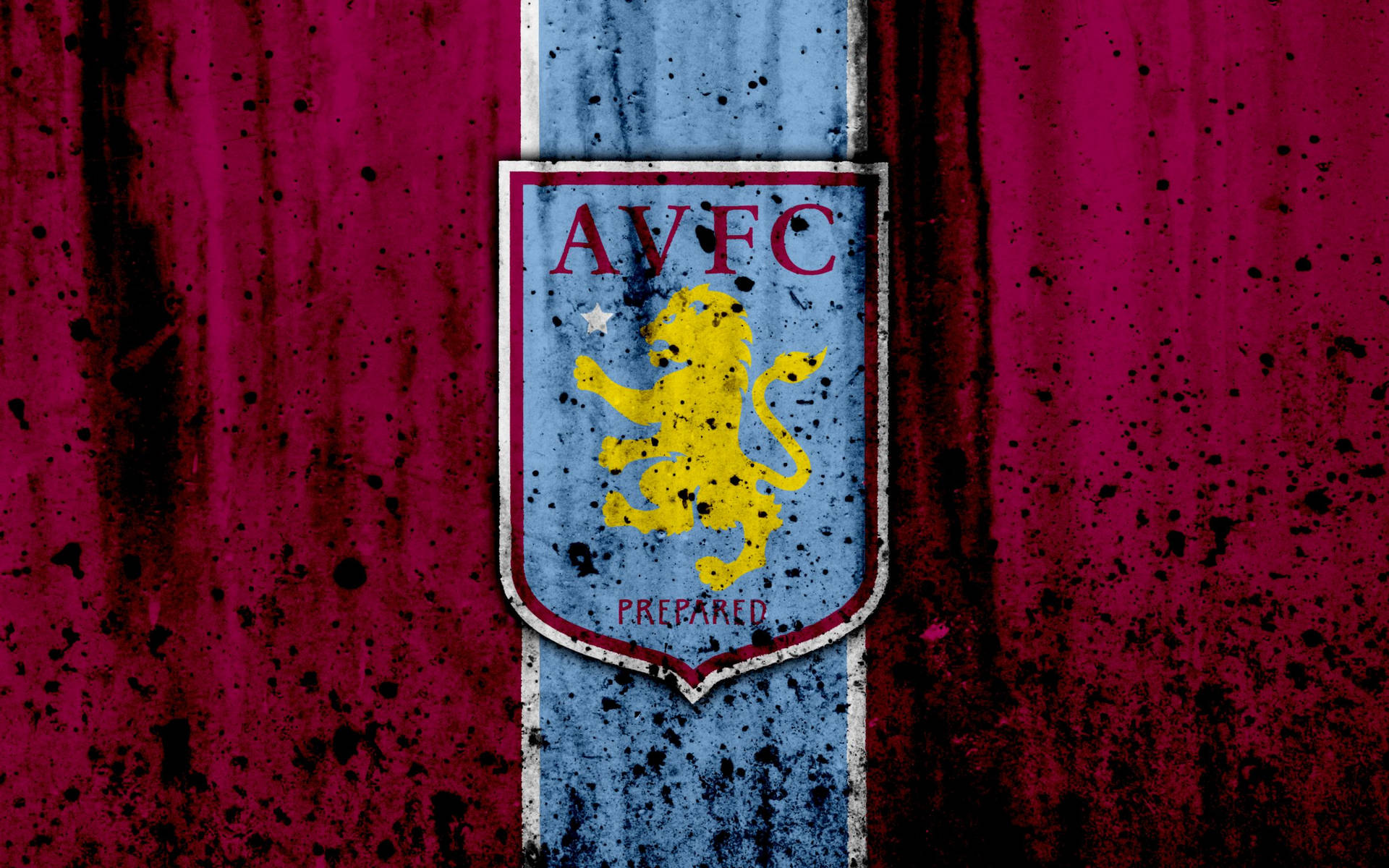 Download Aston Villa Fc Splatter Wallpaper