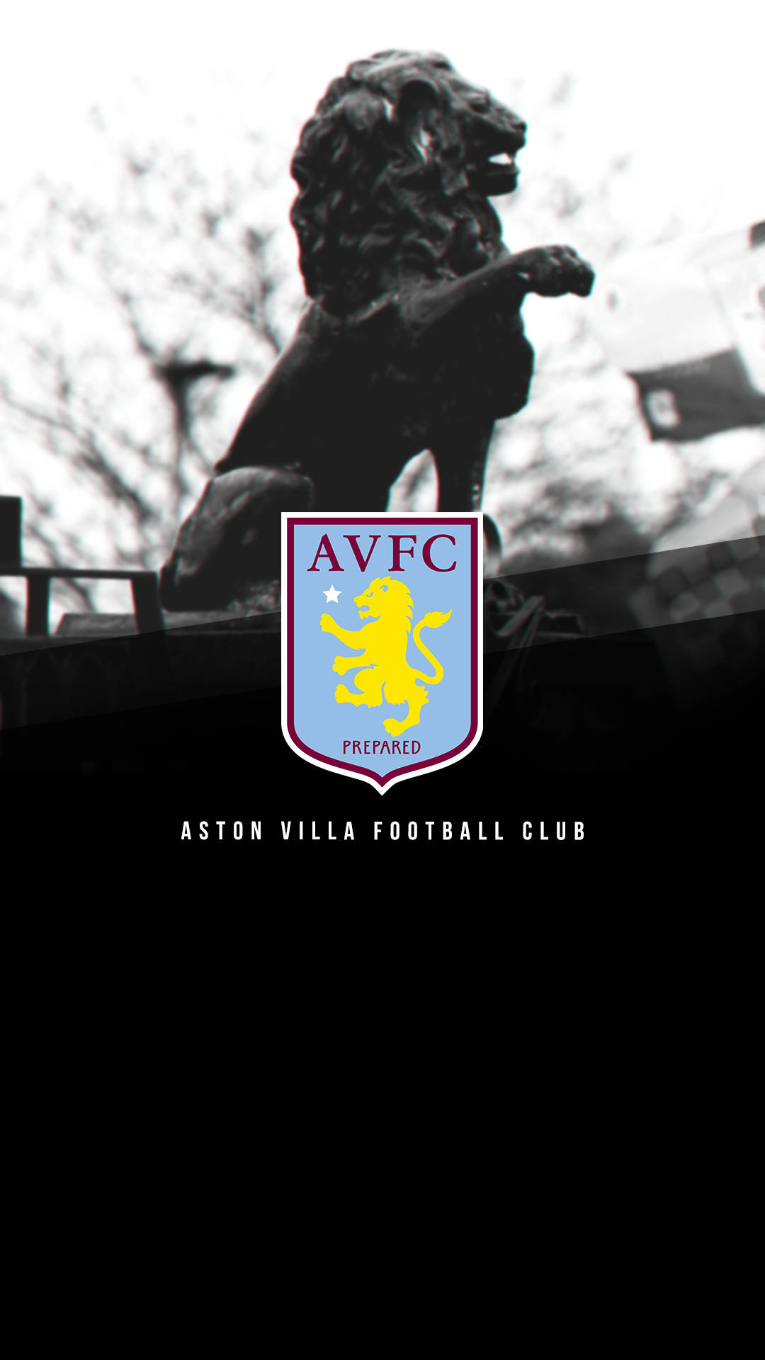 Download Aston Villa Lion Badge Wallpaper