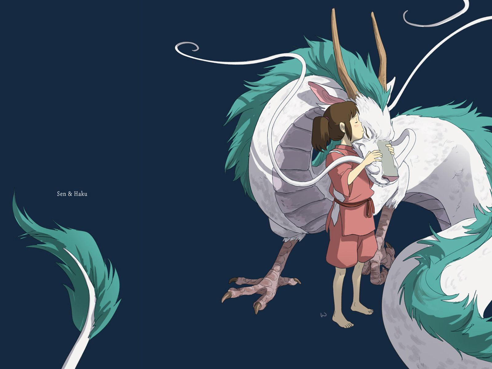 Haku dragon Wallpaper Download