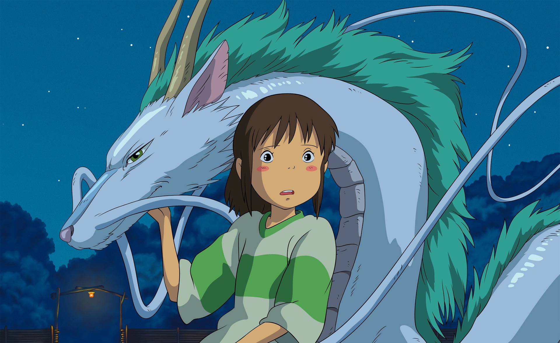 Mobile wallpaper: Spirited Away, Chihiro (Spirited Away), Haku (Spirited Away), Dragon, Anime, 159316 download the picture for free