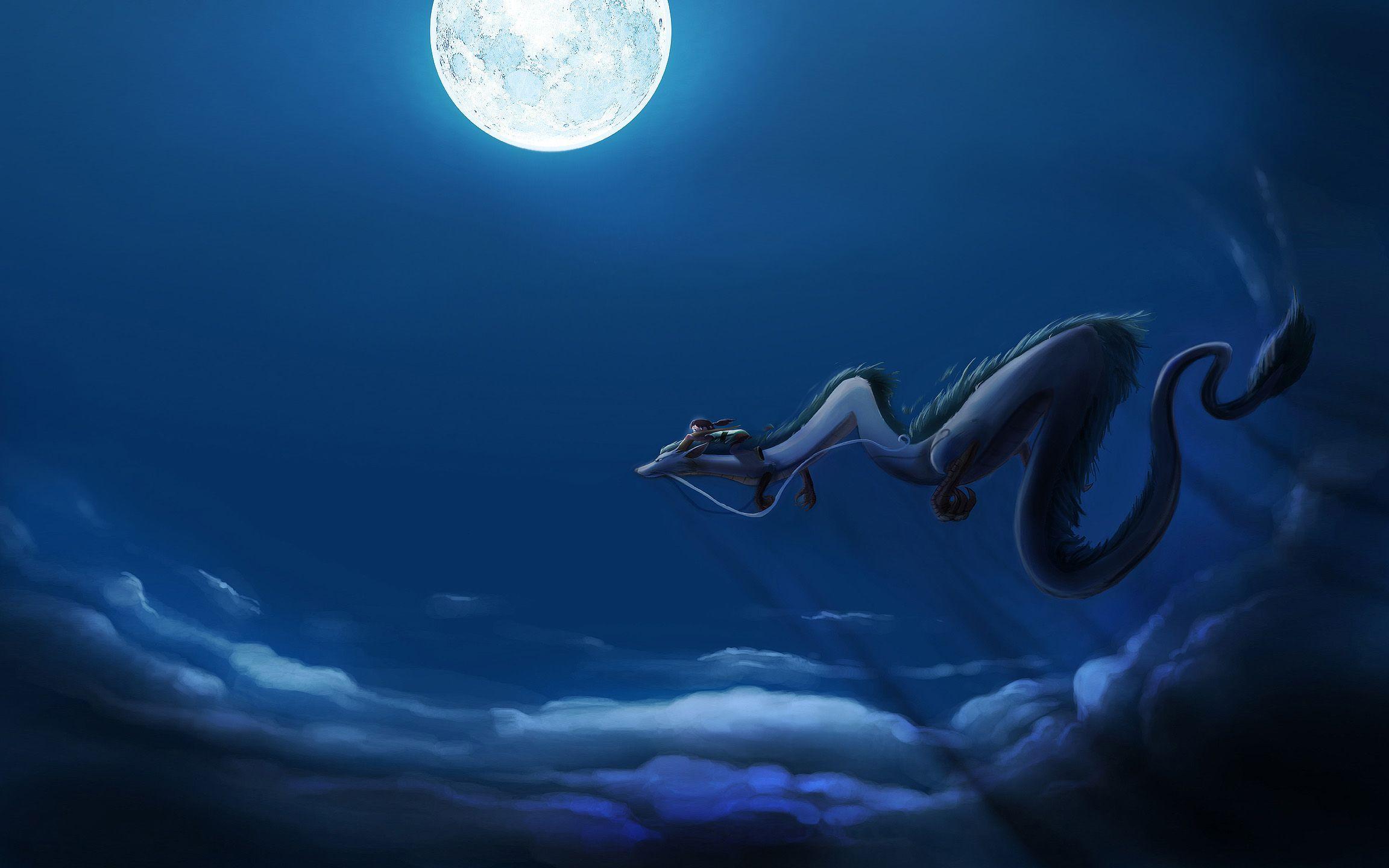 Haku Dragon Wallpaper