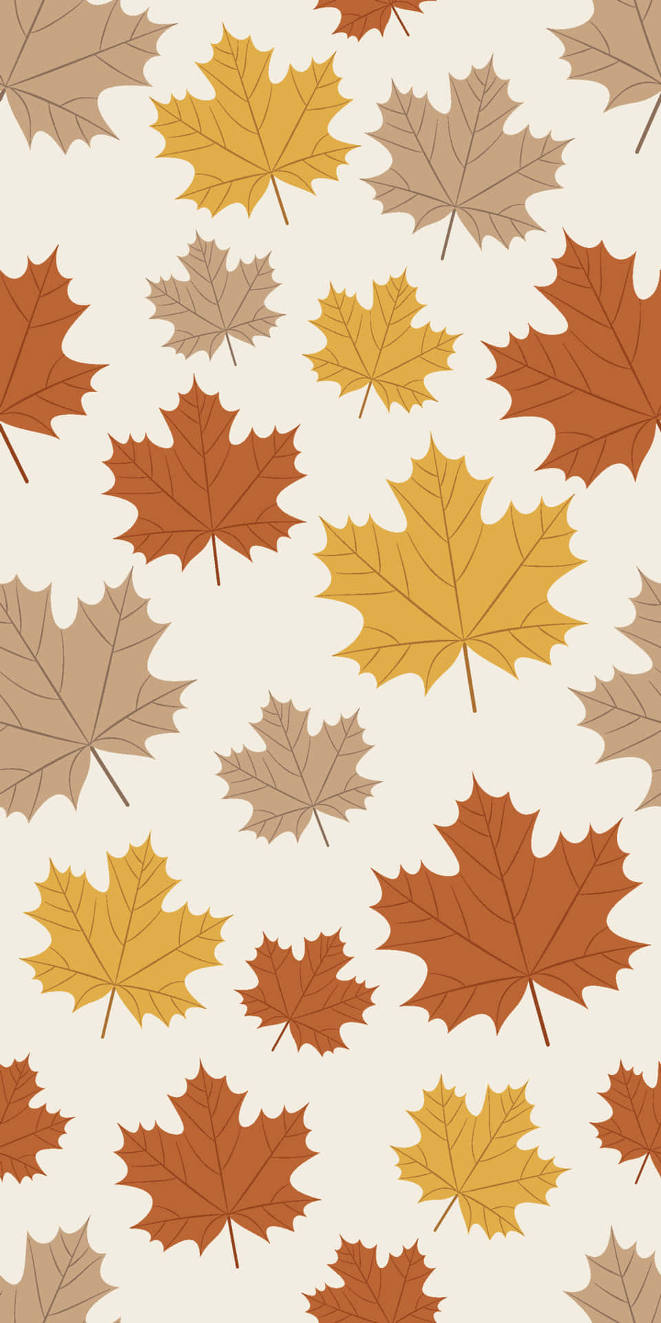 Download Pixel 3 Fall Fanart Drawing Of Maple Leaves Background