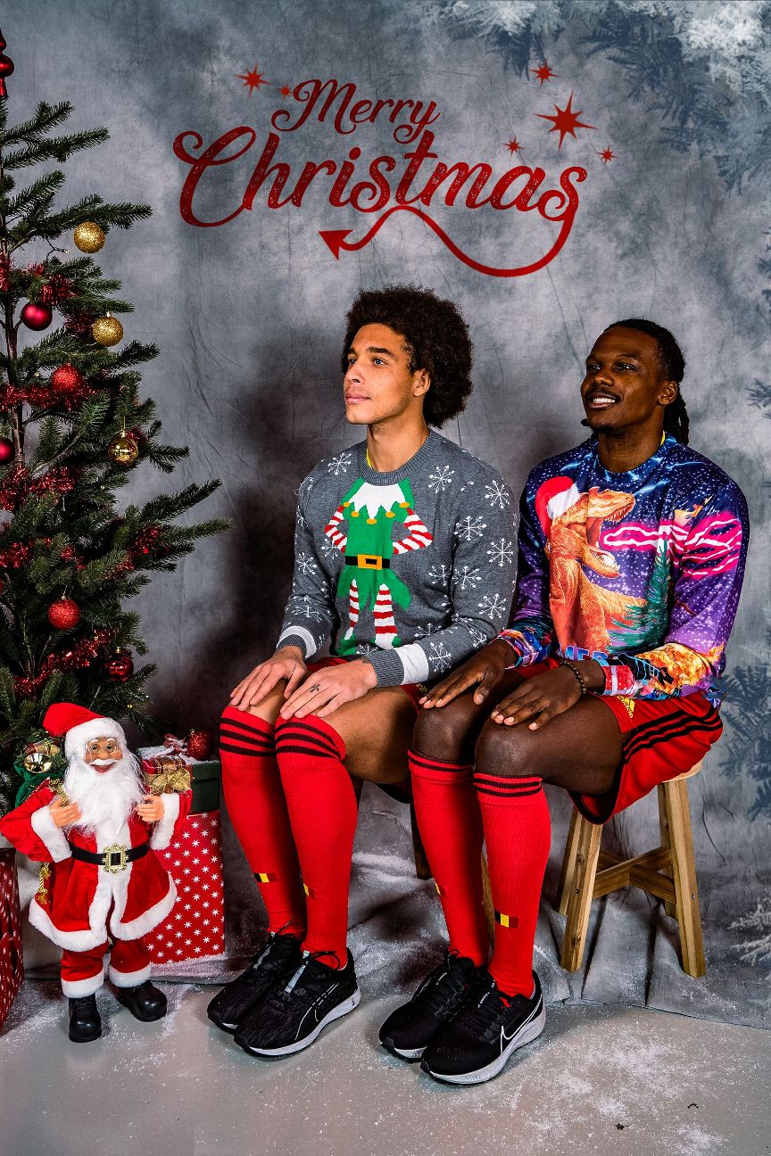 Belgium's kitsch Christmas cards starring Hazard, De Bruyne are a gift for all to share