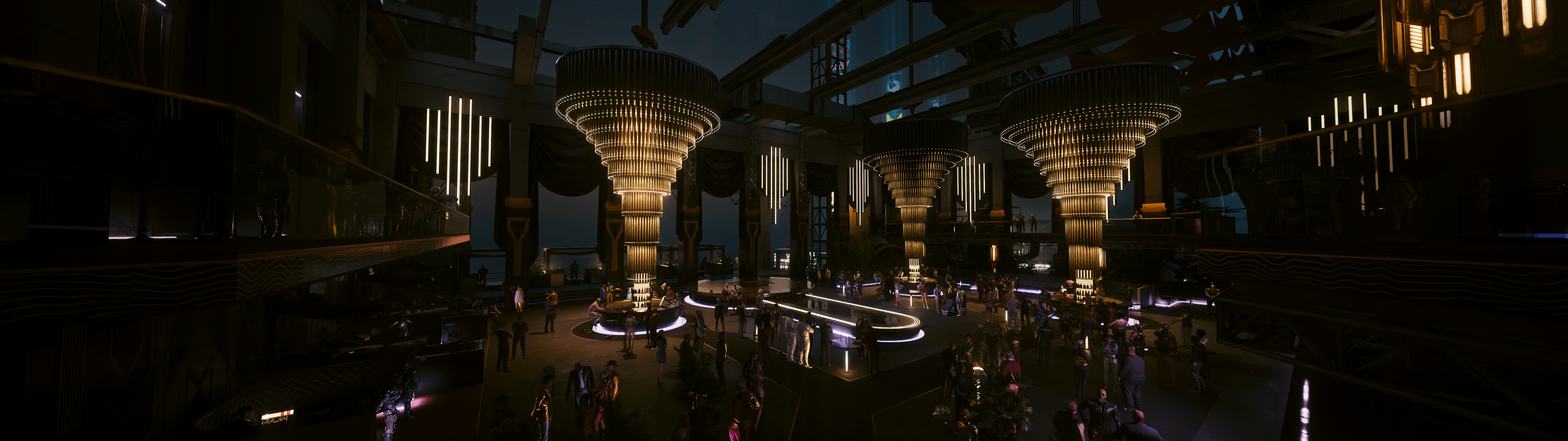 Cyberpunk 2077 Dog Town Party [5120x1440]