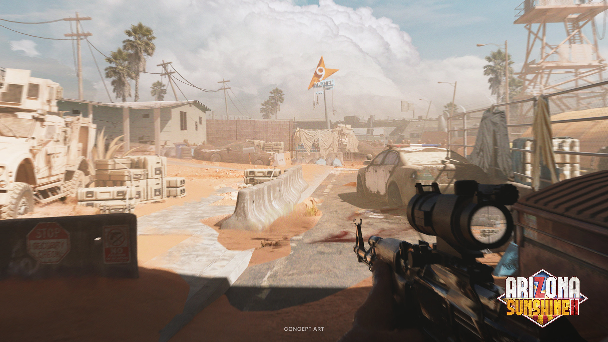 Concept image of Arizona Sunshine 2 are gorgeous, I hope the game comes close graphically. Beyond the fun, PSVR2 must also demonstrate technical quality