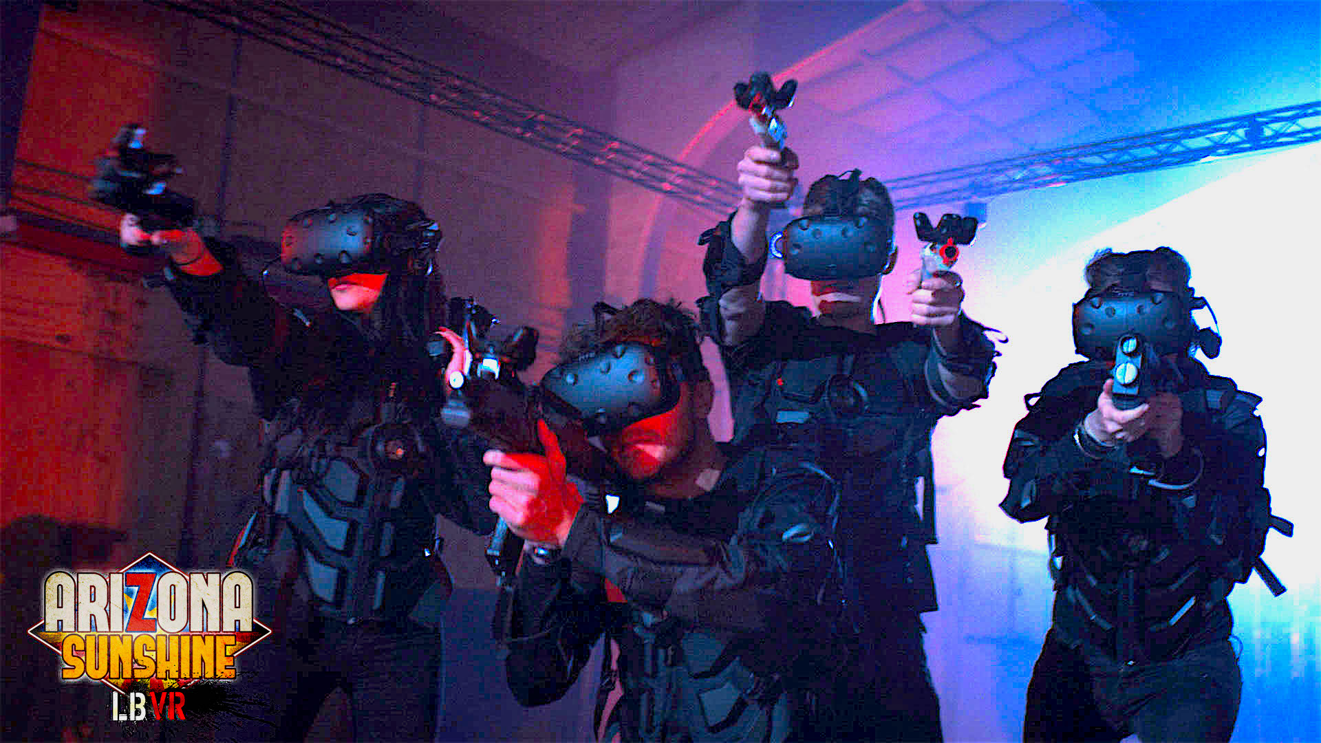 Funfuzion Won't Believe How Real ARIZONA SUNSHINE Feels! Roam Freely In Our State Of The Art VR System, Fighting Off Swarms Of Zombies With Your Friends! Can You Hold Them Off?