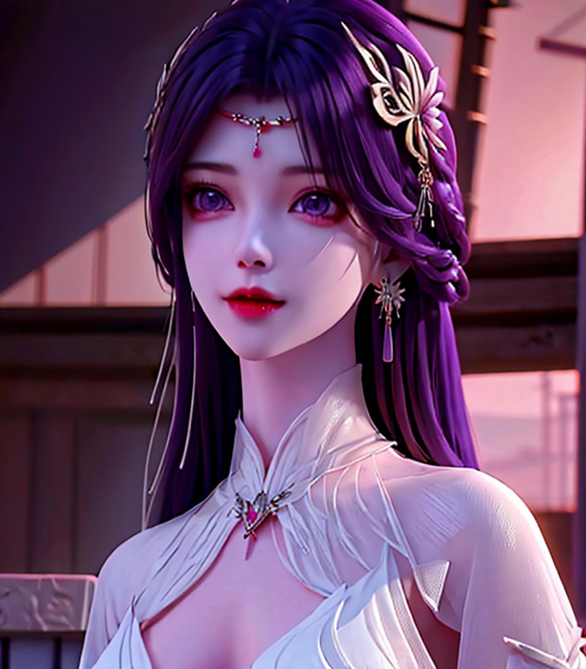 Yun Xi World. Donghua Character, Girl Character.0. Stable Diffusion LoRA