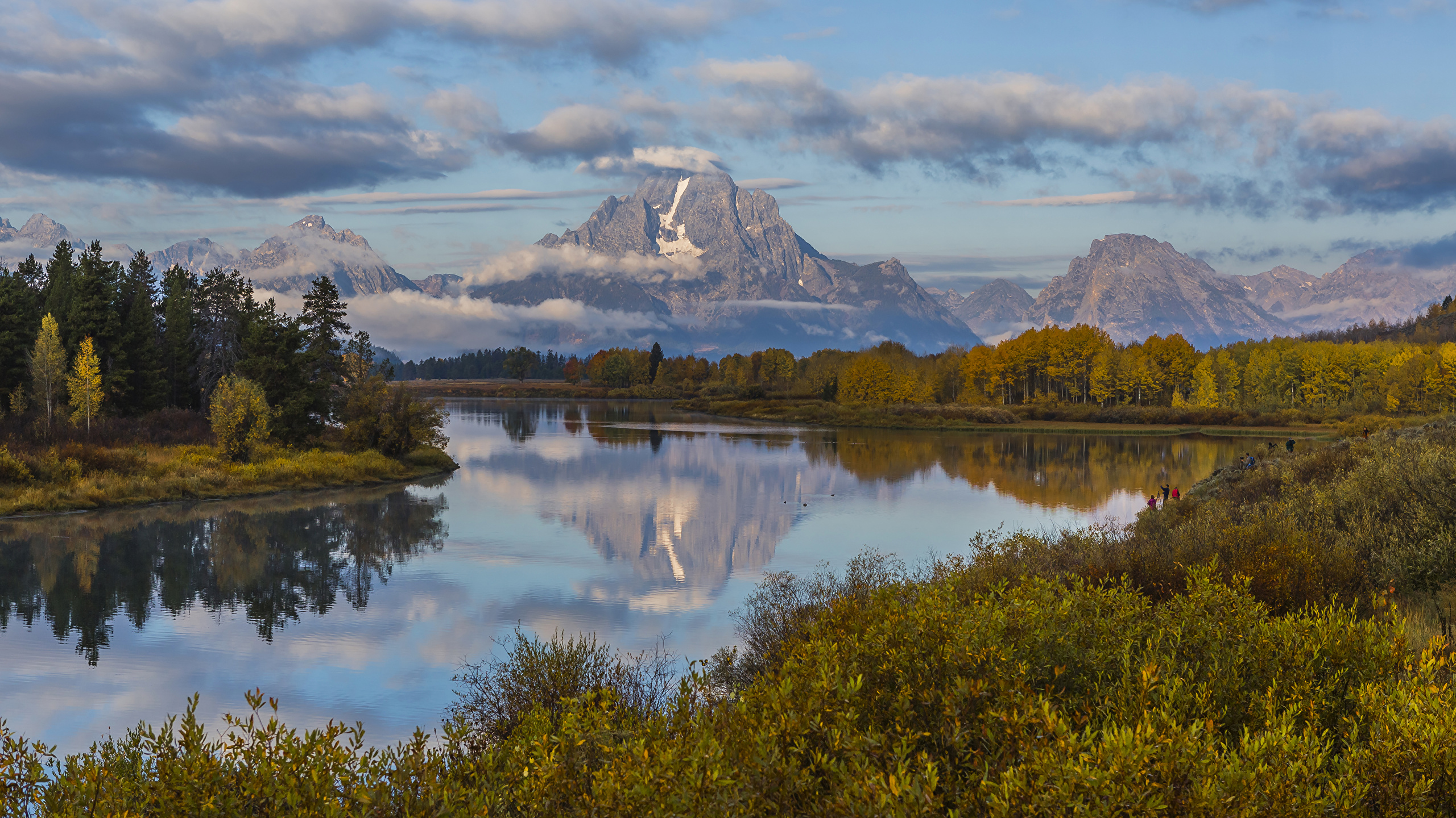 Photos USA Snake River Grand Teton National Park Wyoming 2560x1440