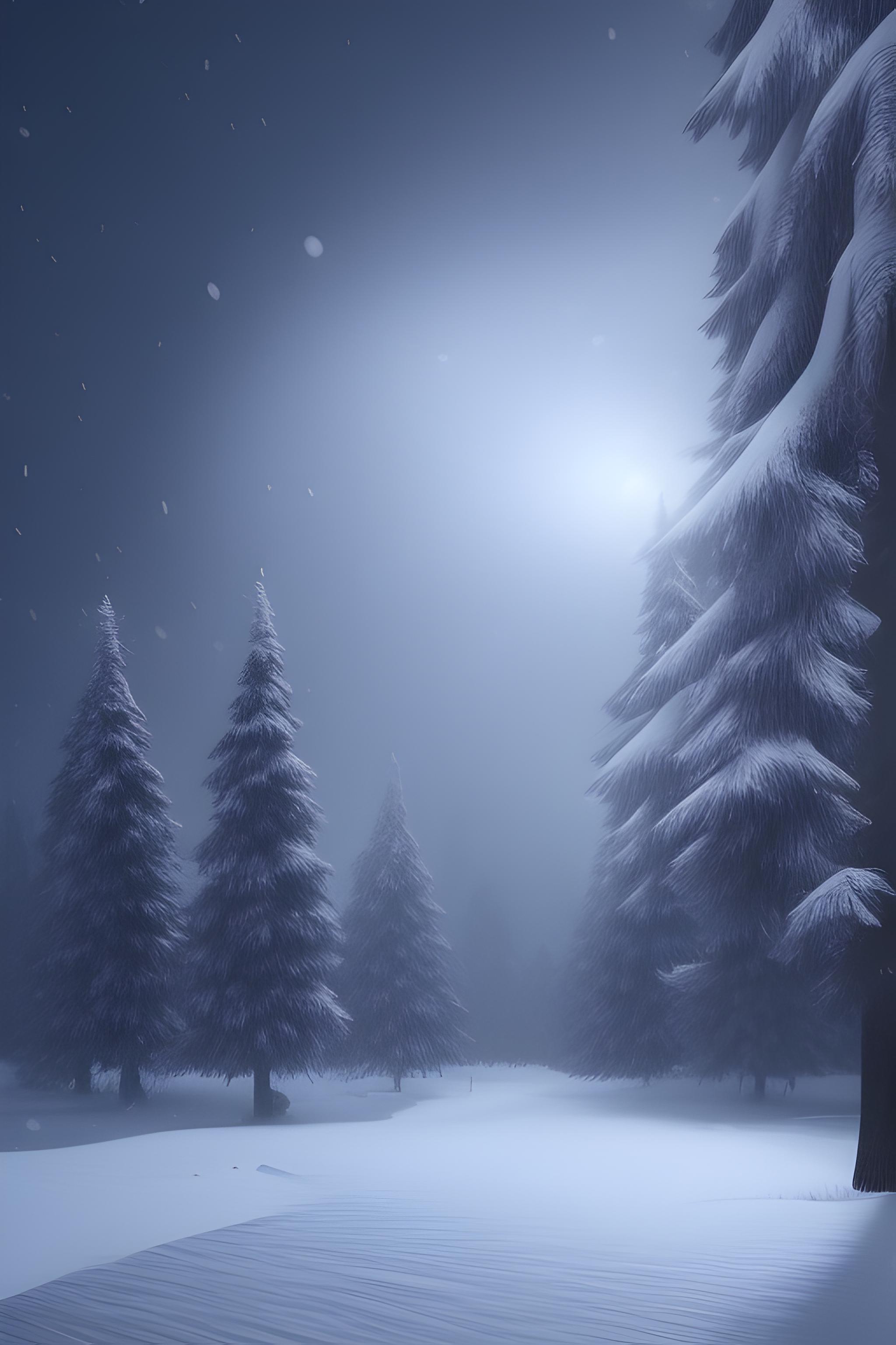 Winter Art Dark Wallpapers - Wallpaper Cave