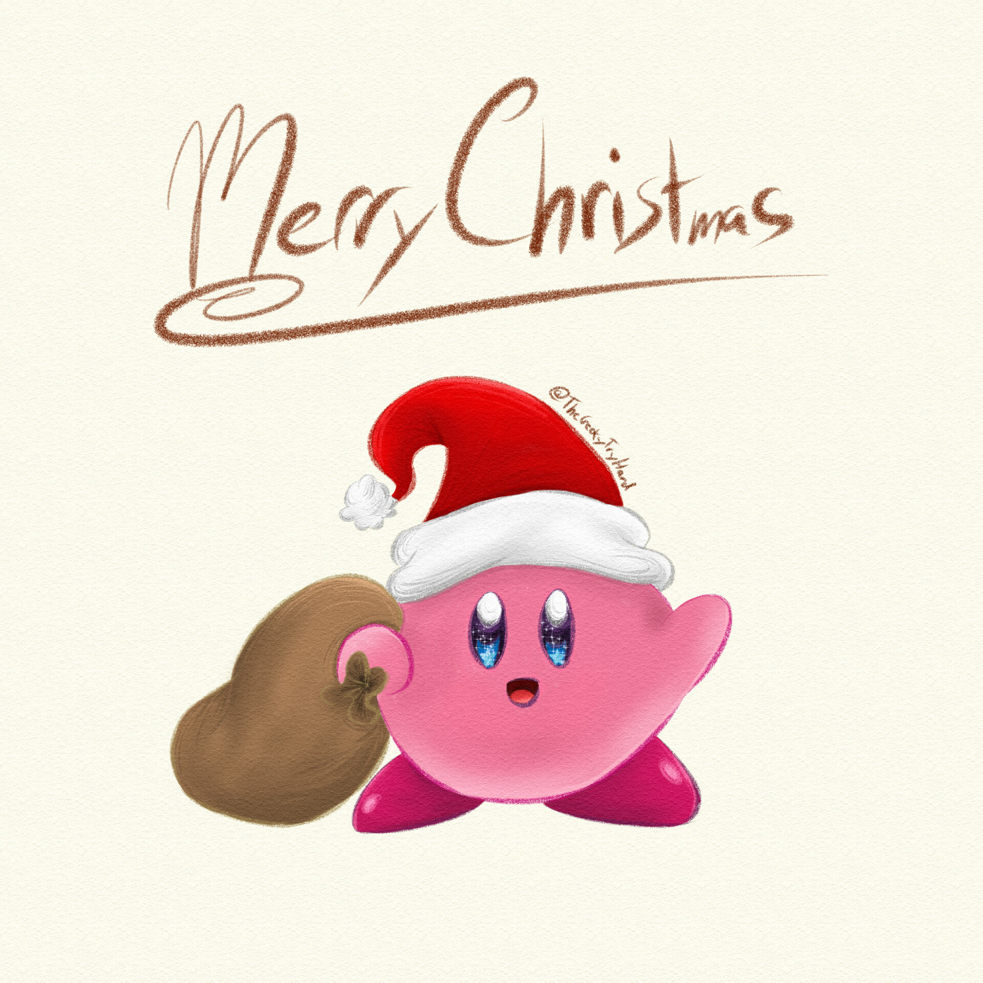 Kirby Wishes You a Merry Christmas