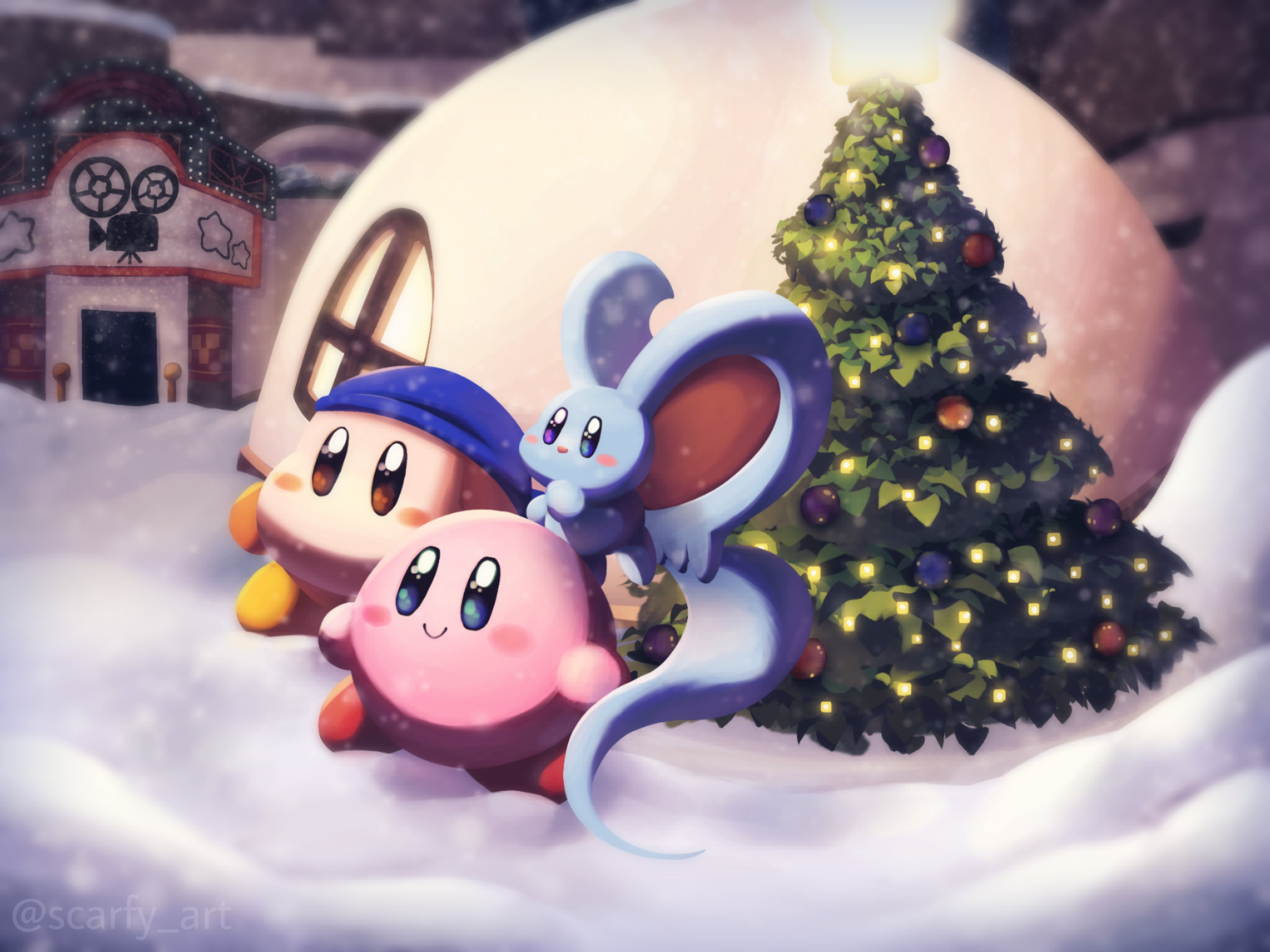 Scarfy ✦ new years! #Kirby