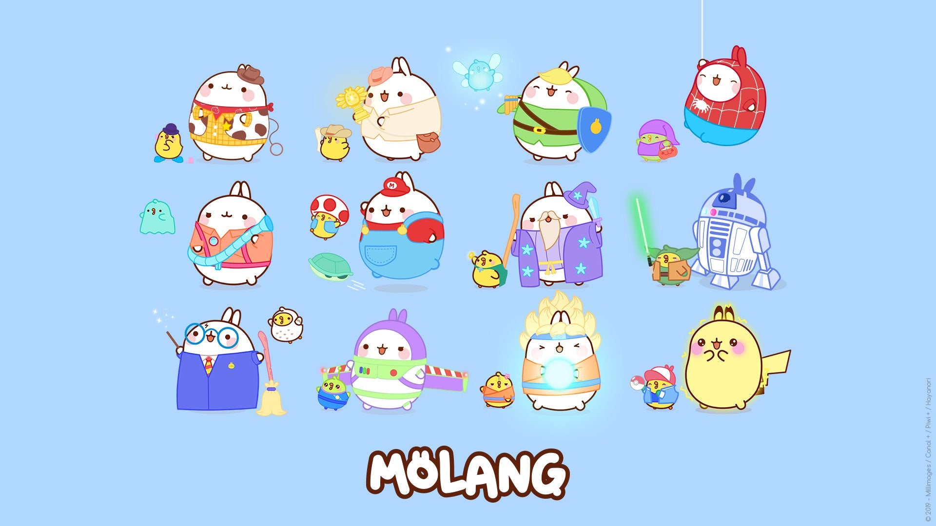 Molang Geek Pride Desktop & Mobile