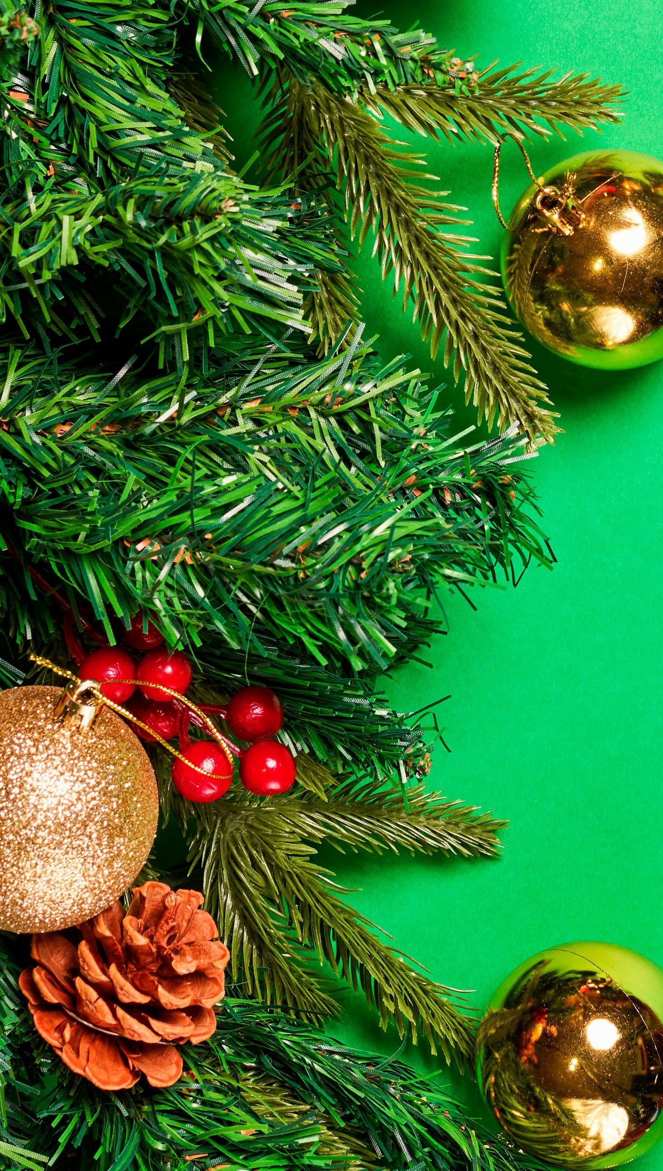 Merry Christmas decorations Wallpaper