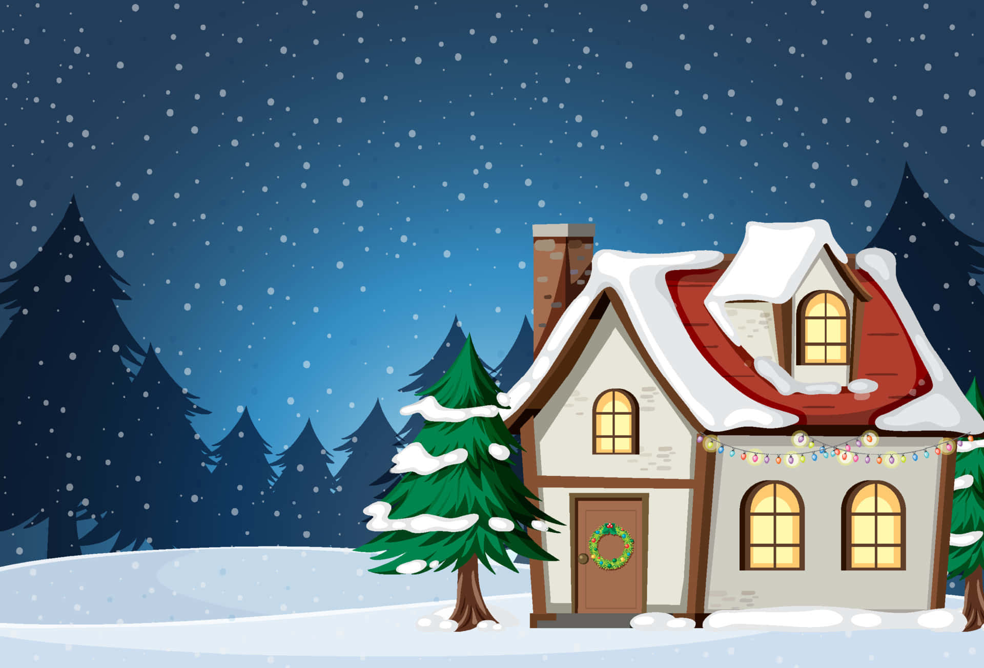 Download Animated Christmas Snow Picture