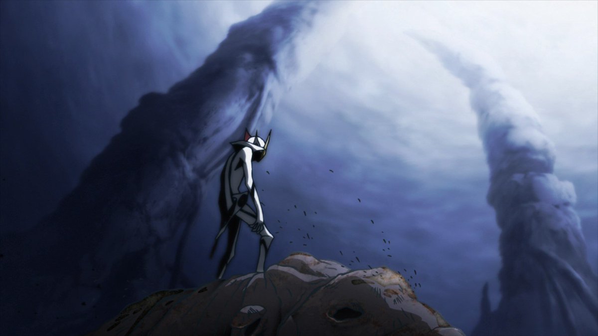 vestenet Birdie Wing AOTY background do a lot of work in Casshern Sins' first episode, a ruined wasteland dwarfing the characters