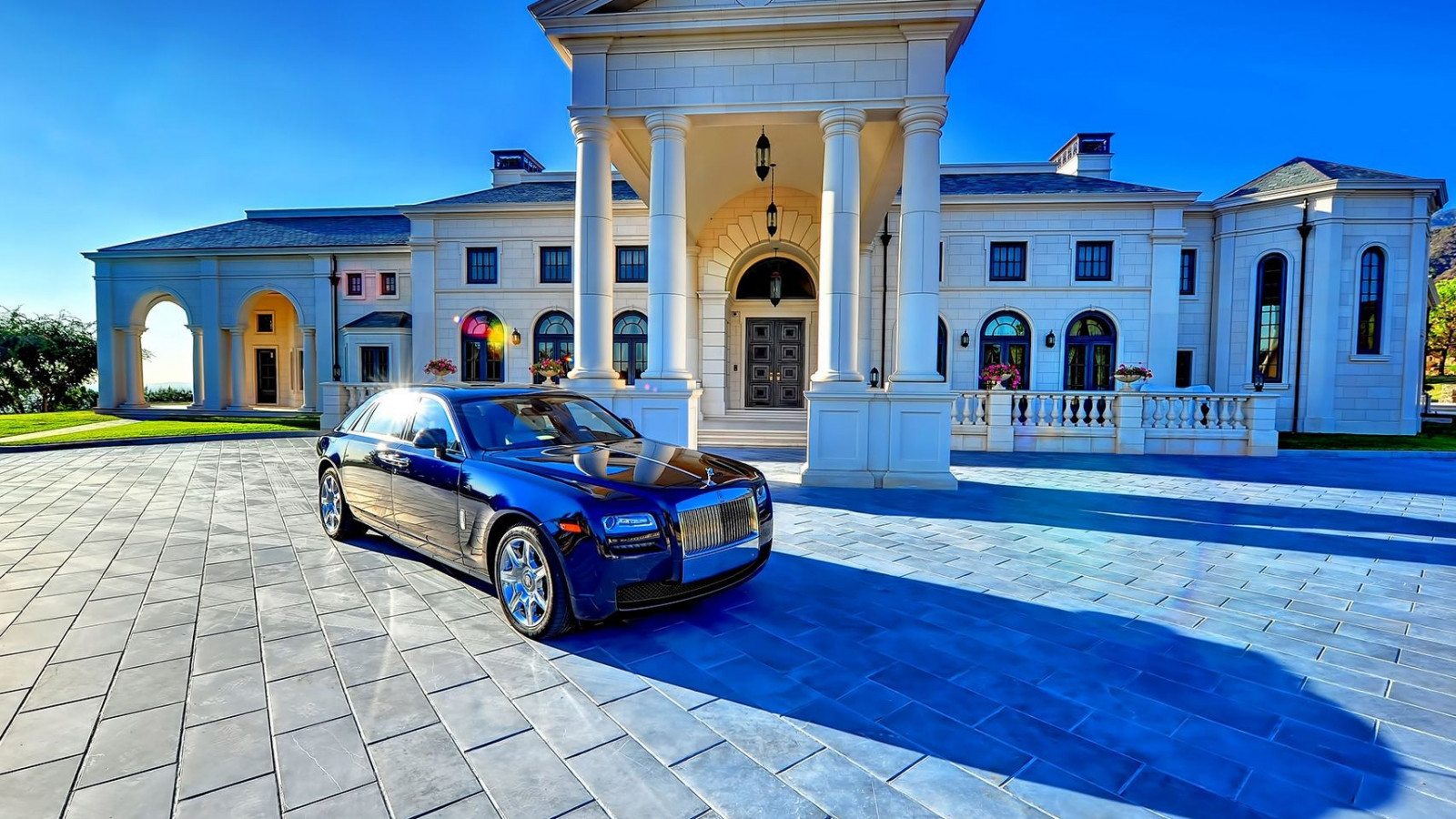 Luxury House And Car Wallpaper 00933